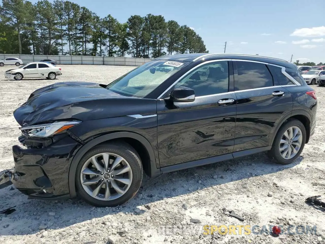 1 fotografías del automóvil dañado 3PCAJ5BA0MF119842 INFINITI QX50 2021