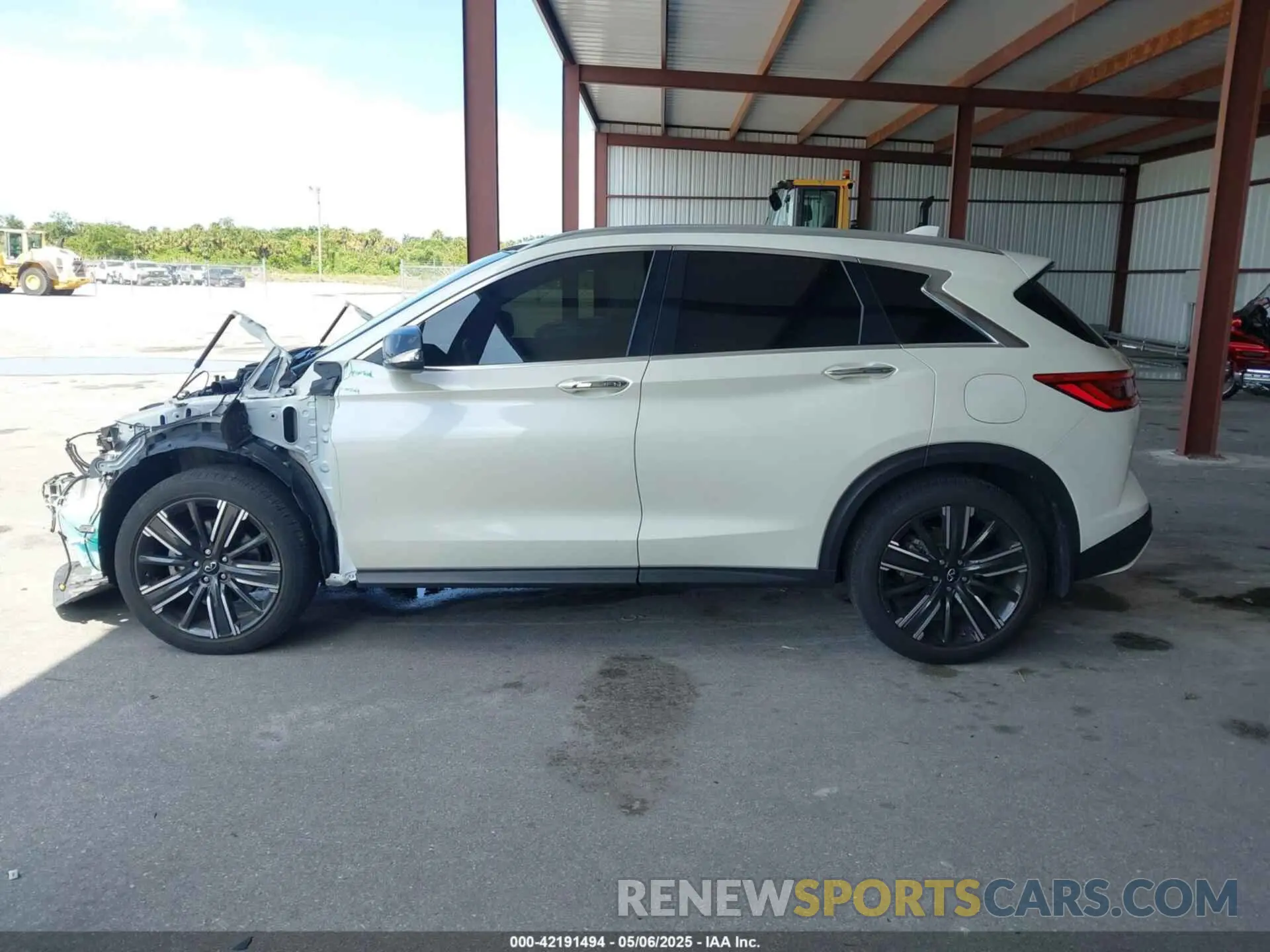 14 fotografías del automóvil dañado 3PCAJ5BA2MF112939 INFINITI QX50 2021