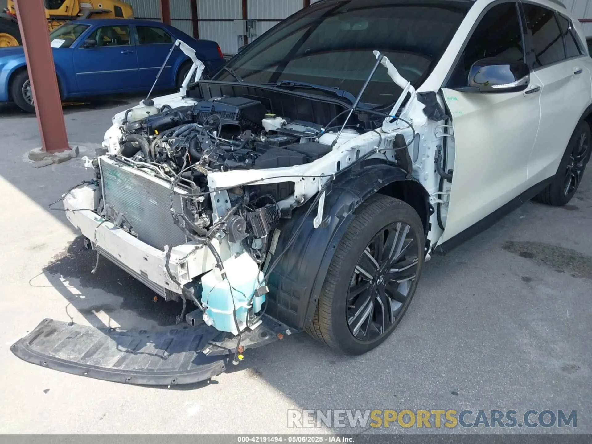 18 fotografías del automóvil dañado 3PCAJ5BA2MF112939 INFINITI QX50 2021