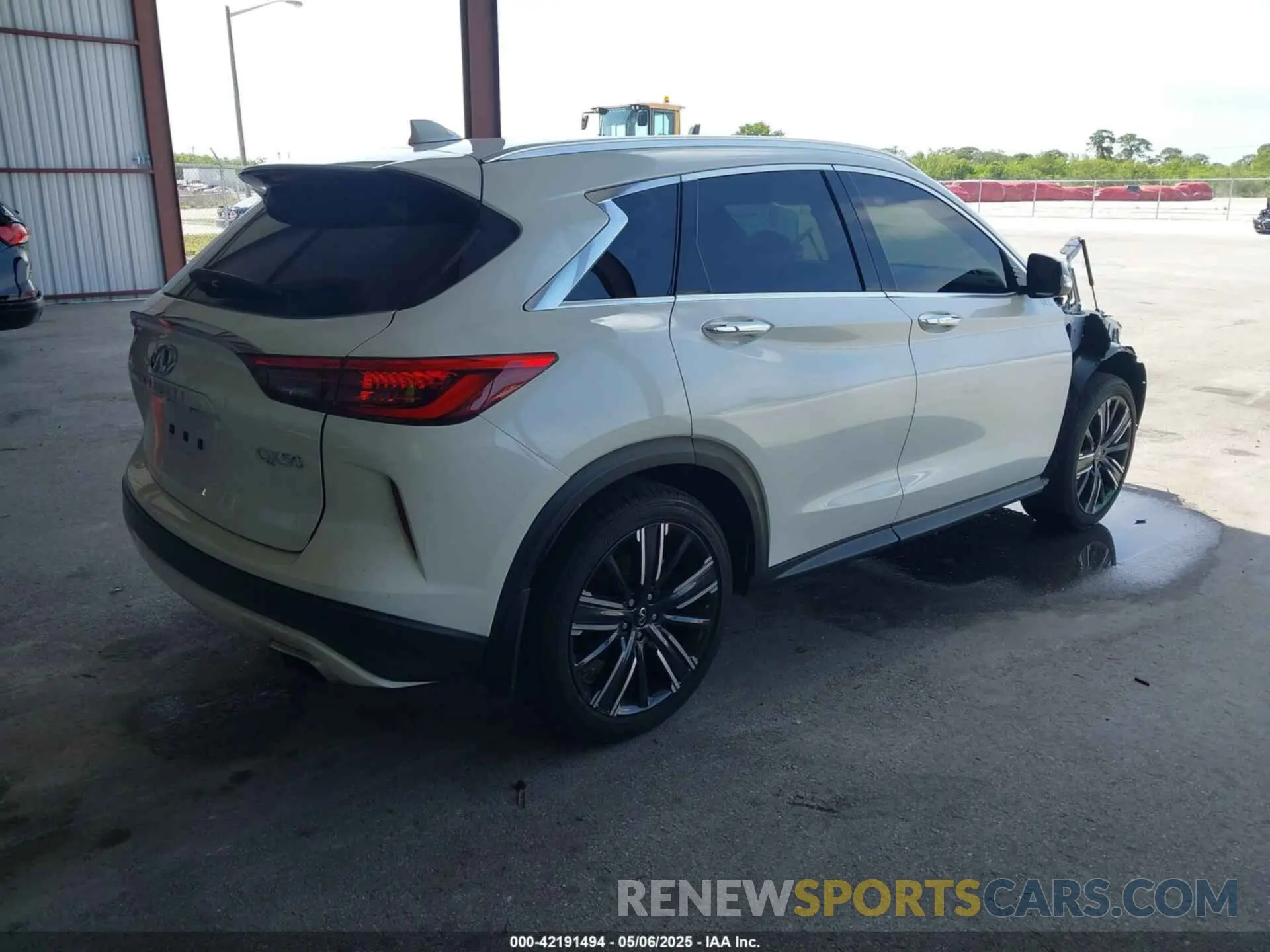 4 fotografías del automóvil dañado 3PCAJ5BA2MF112939 INFINITI QX50 2021