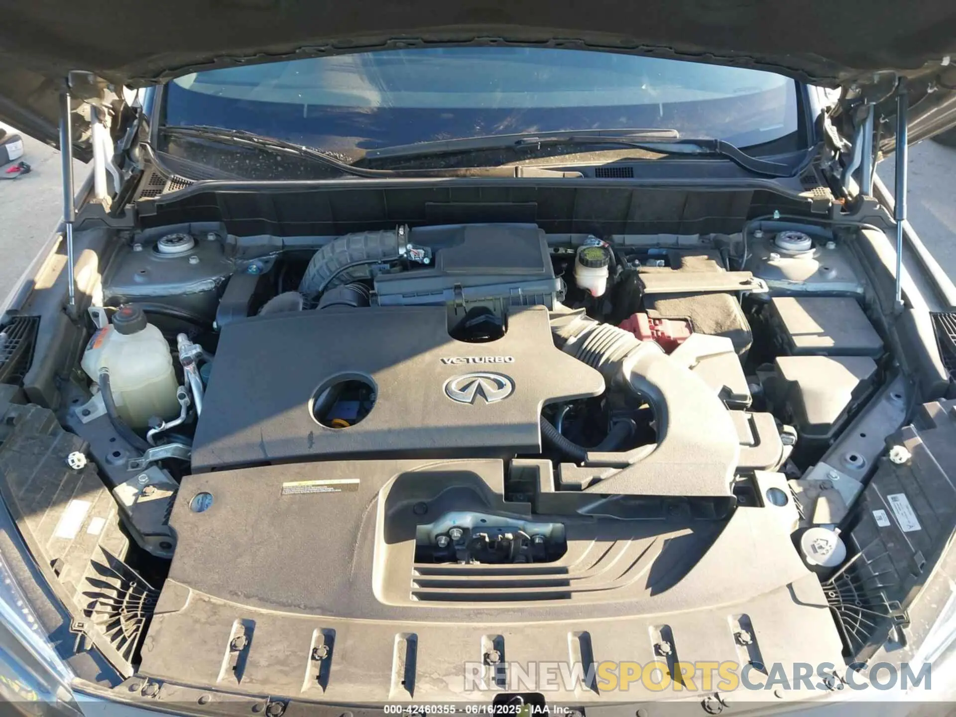 10 fotografías del automóvil dañado 3PCAJ5BA4MF113543 INFINITI QX50 2021