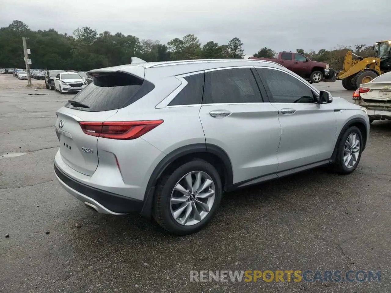 3 fotografías del automóvil dañado 3PCAJ5BA7MF104724 INFINITI QX50 2021