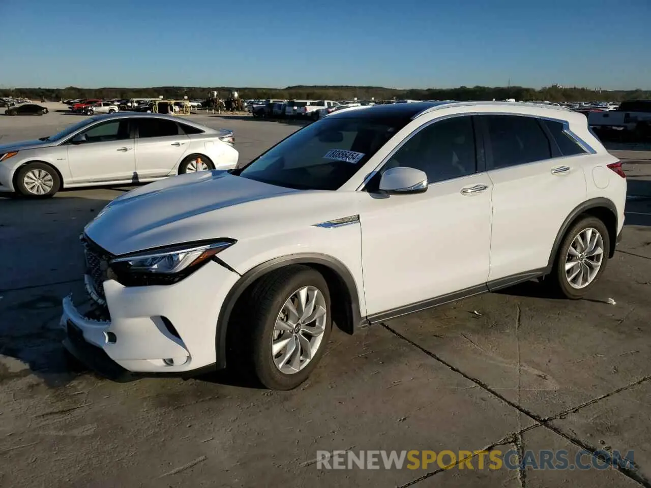 1 fotografías del automóvil dañado 3PCAJ5BA7MF107235 INFINITI QX50 2021