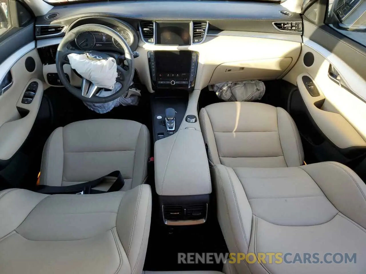 8 fotografías del automóvil dañado 3PCAJ5BA7MF107235 INFINITI QX50 2021