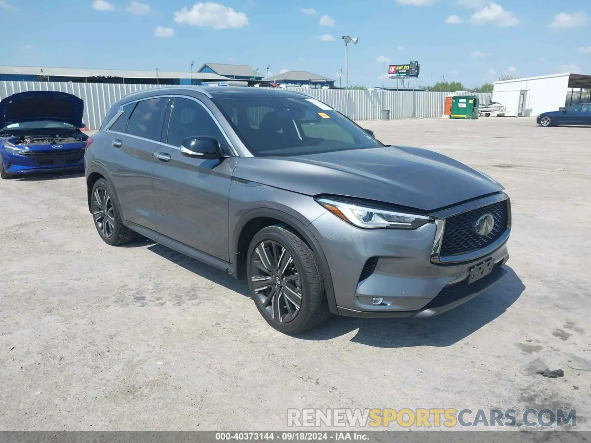 1 fotografías del automóvil dañado 3PCAJ5BA7MF109969 INFINITI QX50 2021