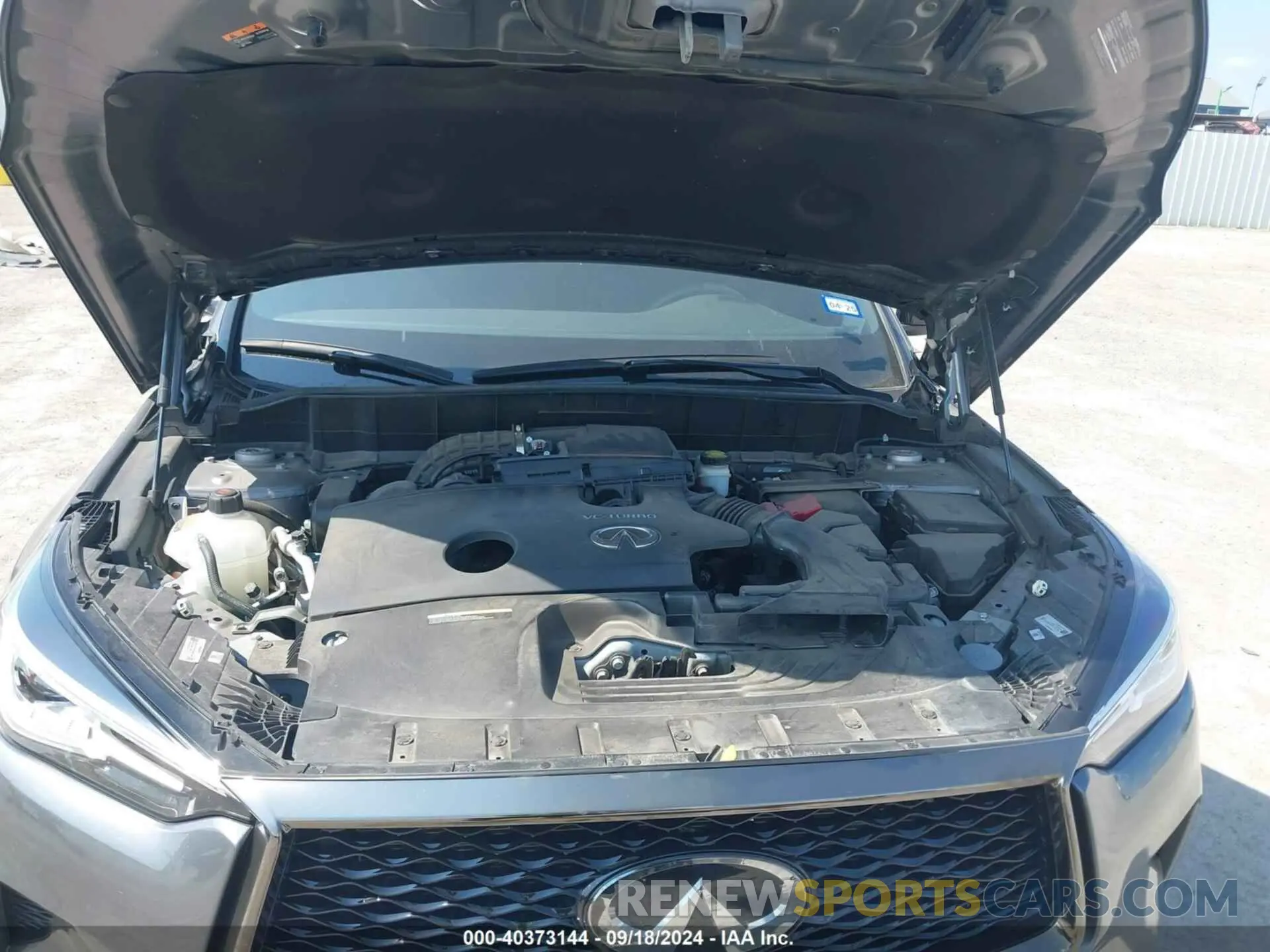 10 fotografías del automóvil dañado 3PCAJ5BA7MF109969 INFINITI QX50 2021