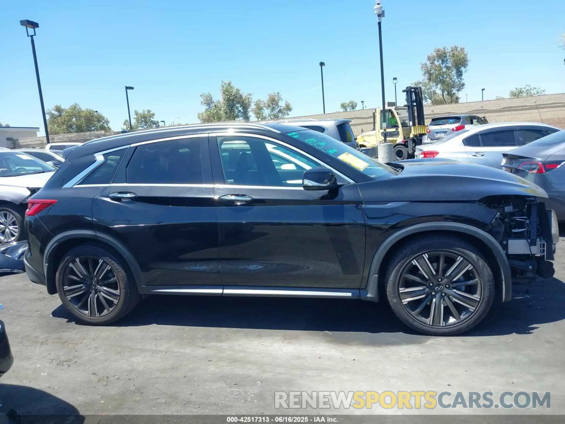 14 fotografías del automóvil dañado 3PCAJ5BA7MF111494 INFINITI QX50 2021