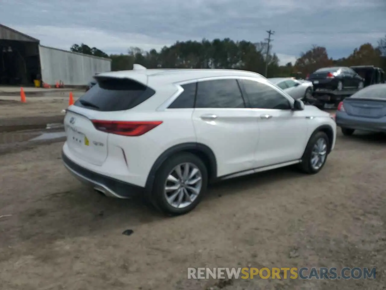 3 fotografías del automóvil dañado 3PCAJ5BAXMF107374 INFINITI QX50 2021