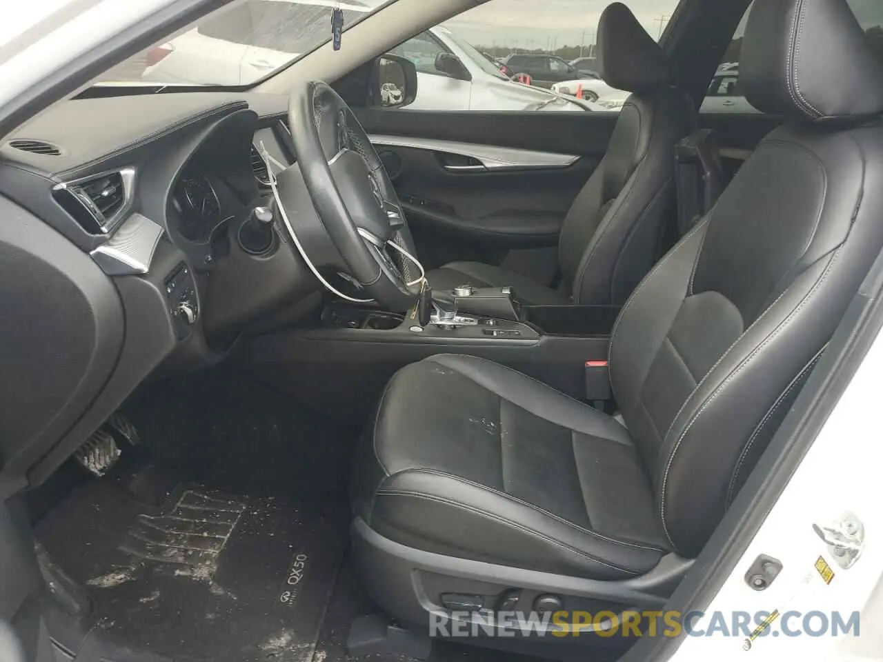 7 fotografías del automóvil dañado 3PCAJ5BAXMF107374 INFINITI QX50 2021