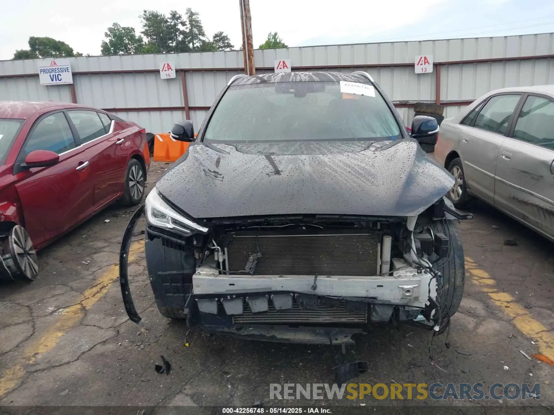 11 fotografías del automóvil dañado 3PCAJ5BAXMF119203 INFINITI QX50 2021
