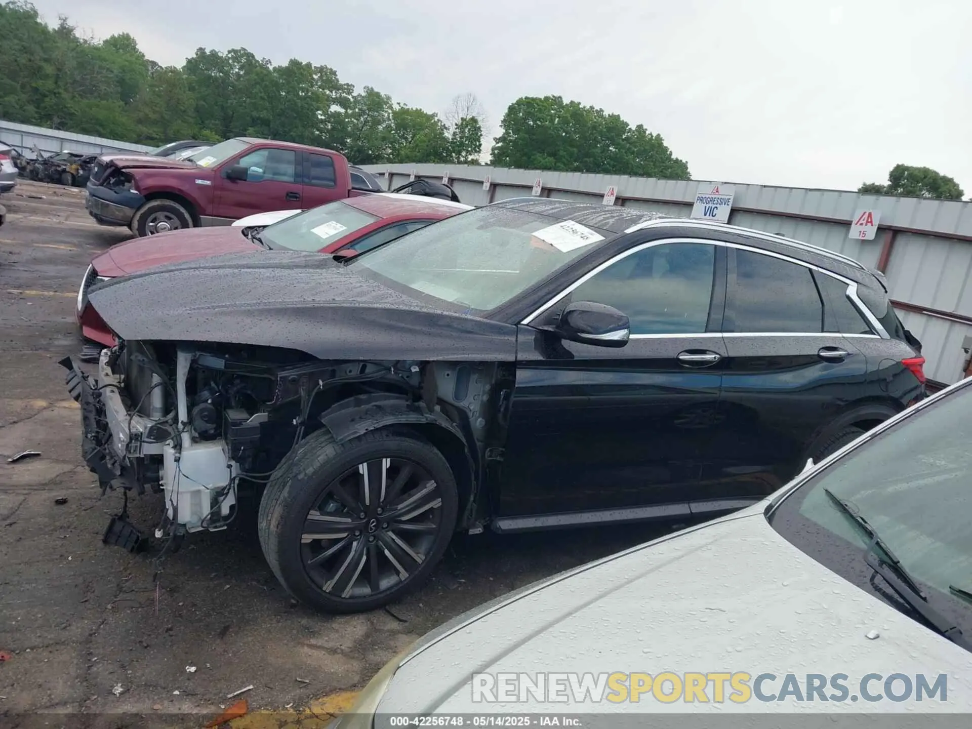 13 fotografías del automóvil dañado 3PCAJ5BAXMF119203 INFINITI QX50 2021
