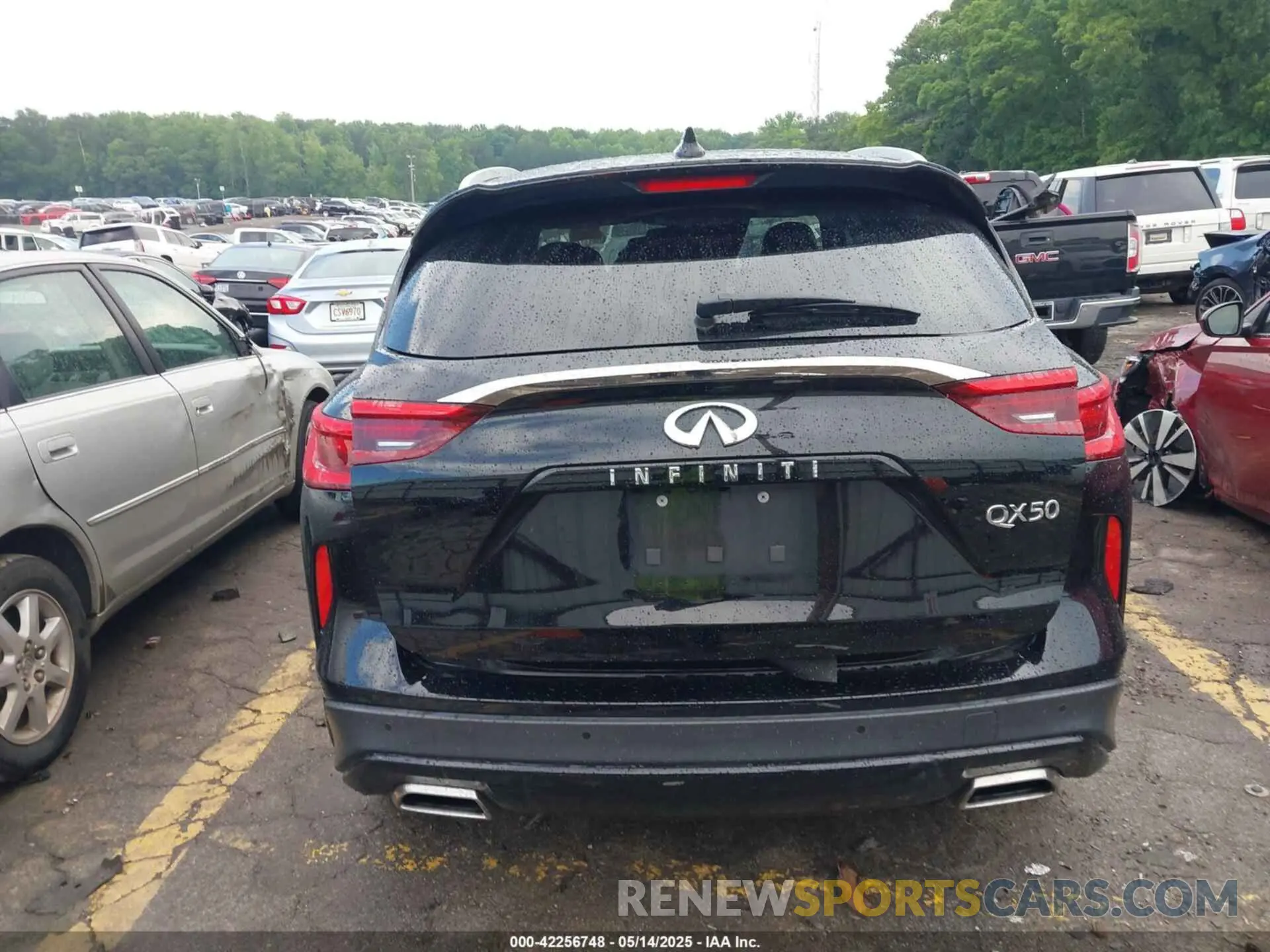 15 fotografías del automóvil dañado 3PCAJ5BAXMF119203 INFINITI QX50 2021