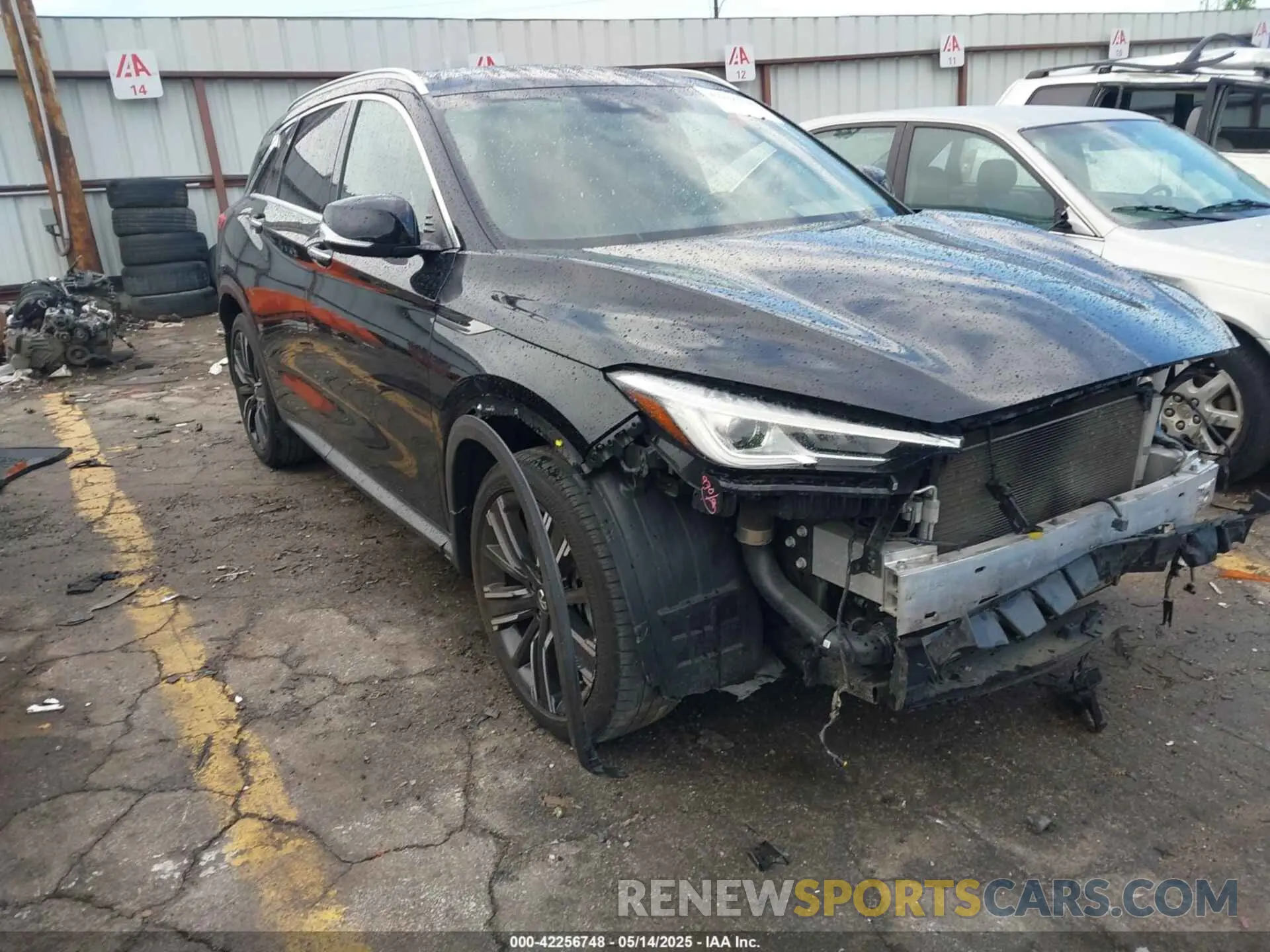 16 fotografías del automóvil dañado 3PCAJ5BAXMF119203 INFINITI QX50 2021