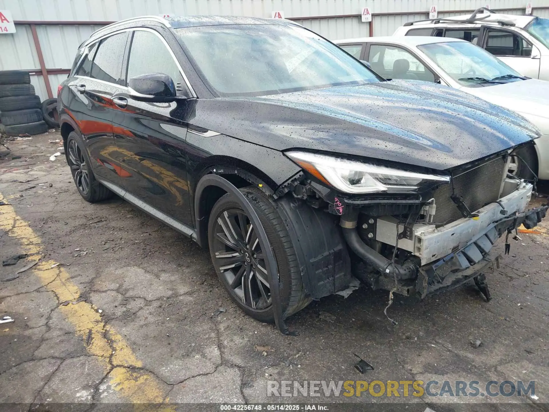 17 fotografías del automóvil dañado 3PCAJ5BAXMF119203 INFINITI QX50 2021