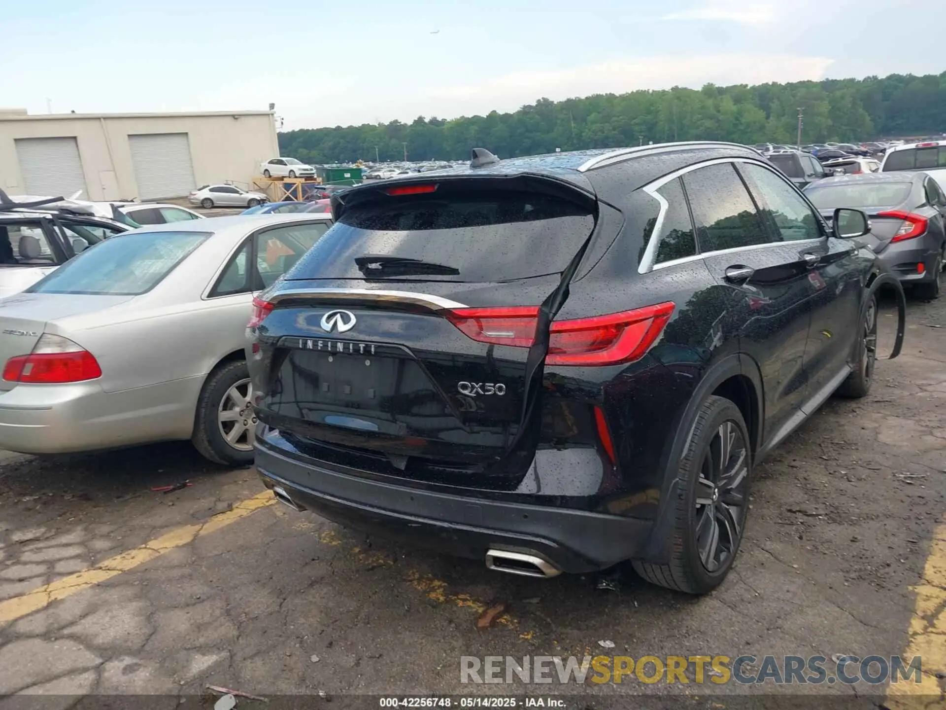 4 fotografías del automóvil dañado 3PCAJ5BAXMF119203 INFINITI QX50 2021