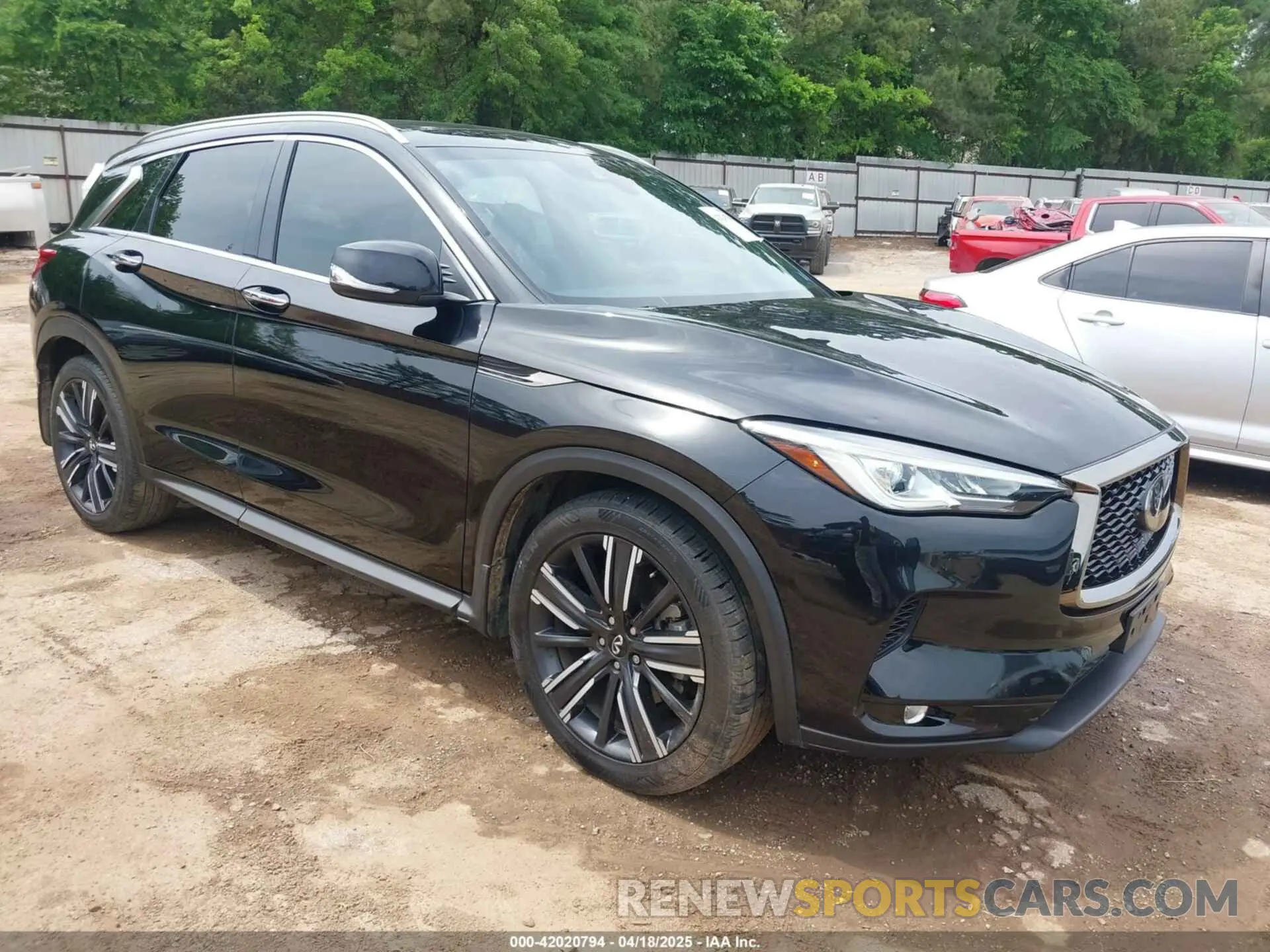 1 fotografías del automóvil dañado 3PCAJ5BAXMF125311 INFINITI QX50 2021