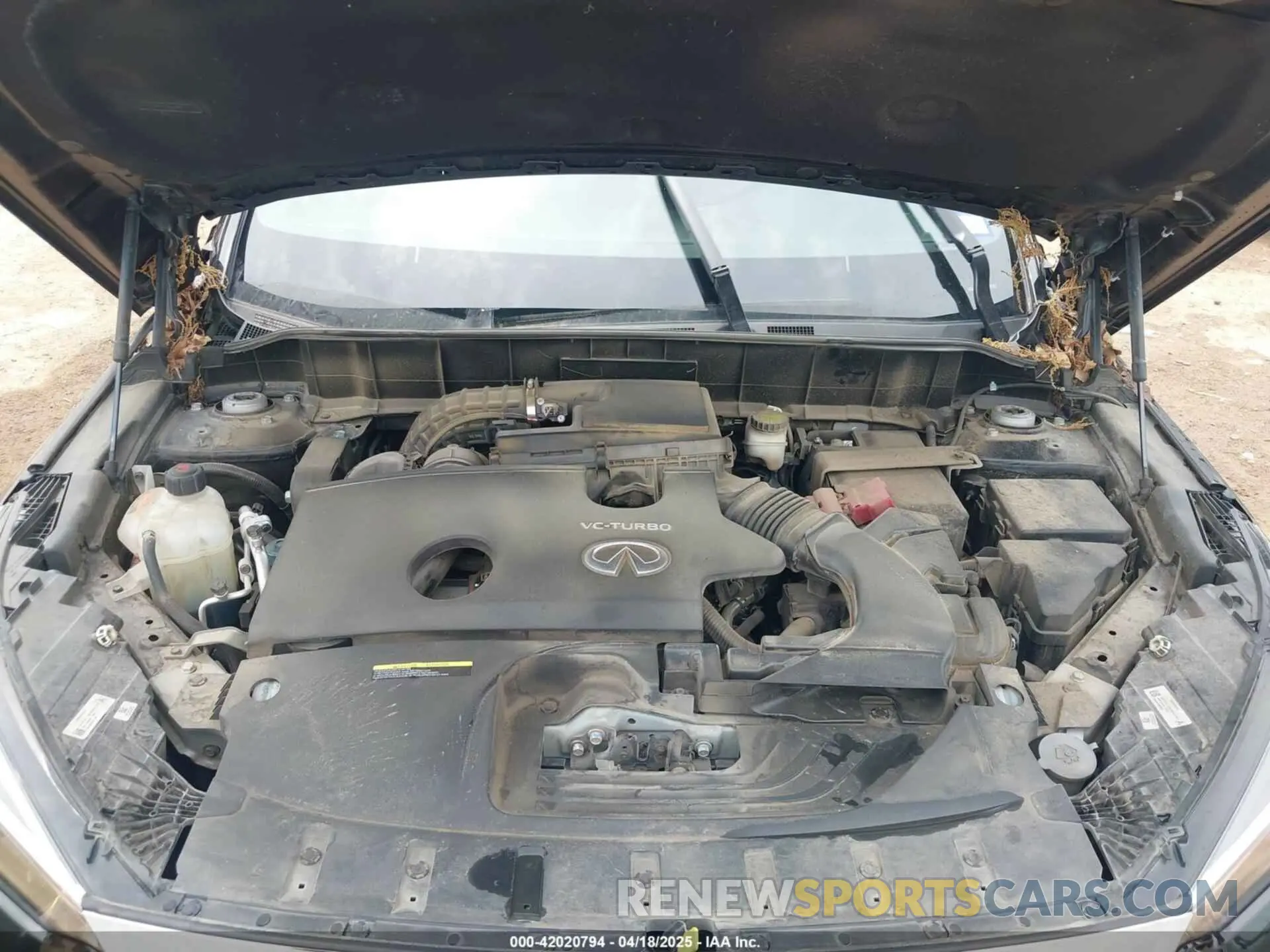10 fotografías del automóvil dañado 3PCAJ5BAXMF125311 INFINITI QX50 2021