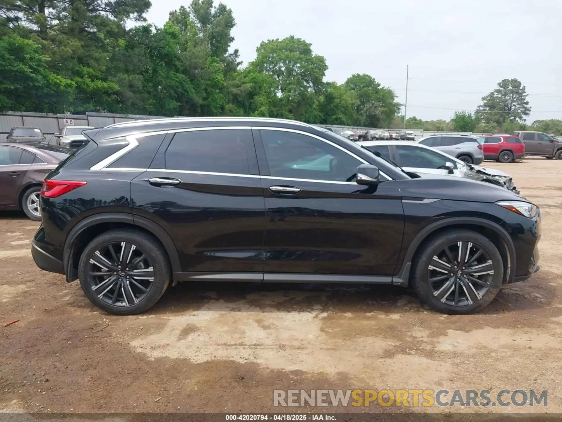13 fotografías del automóvil dañado 3PCAJ5BAXMF125311 INFINITI QX50 2021
