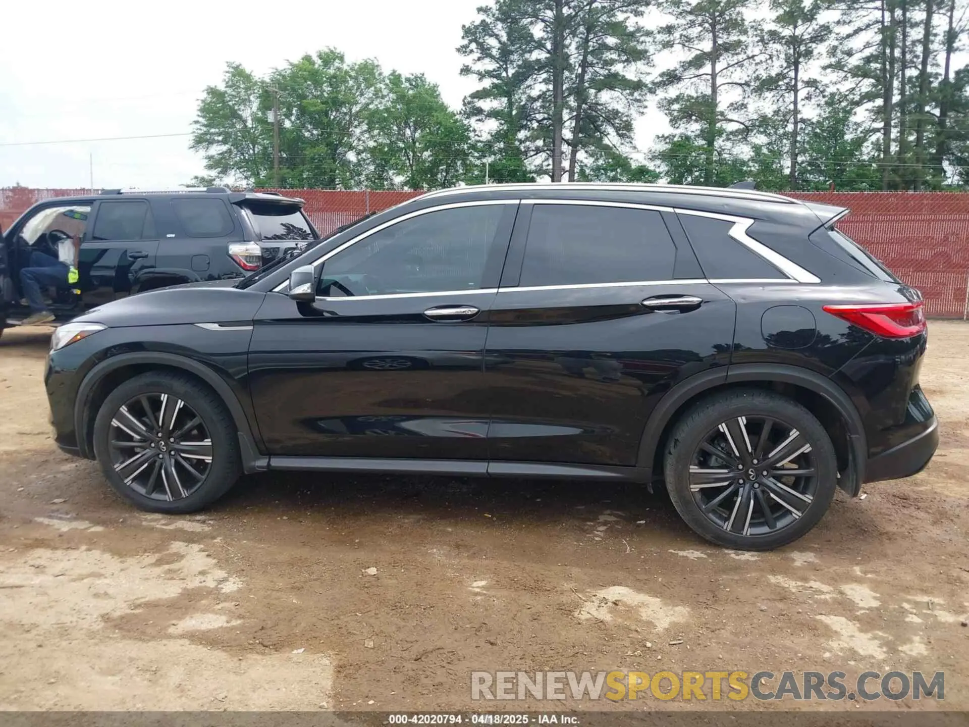 14 fotografías del automóvil dañado 3PCAJ5BAXMF125311 INFINITI QX50 2021