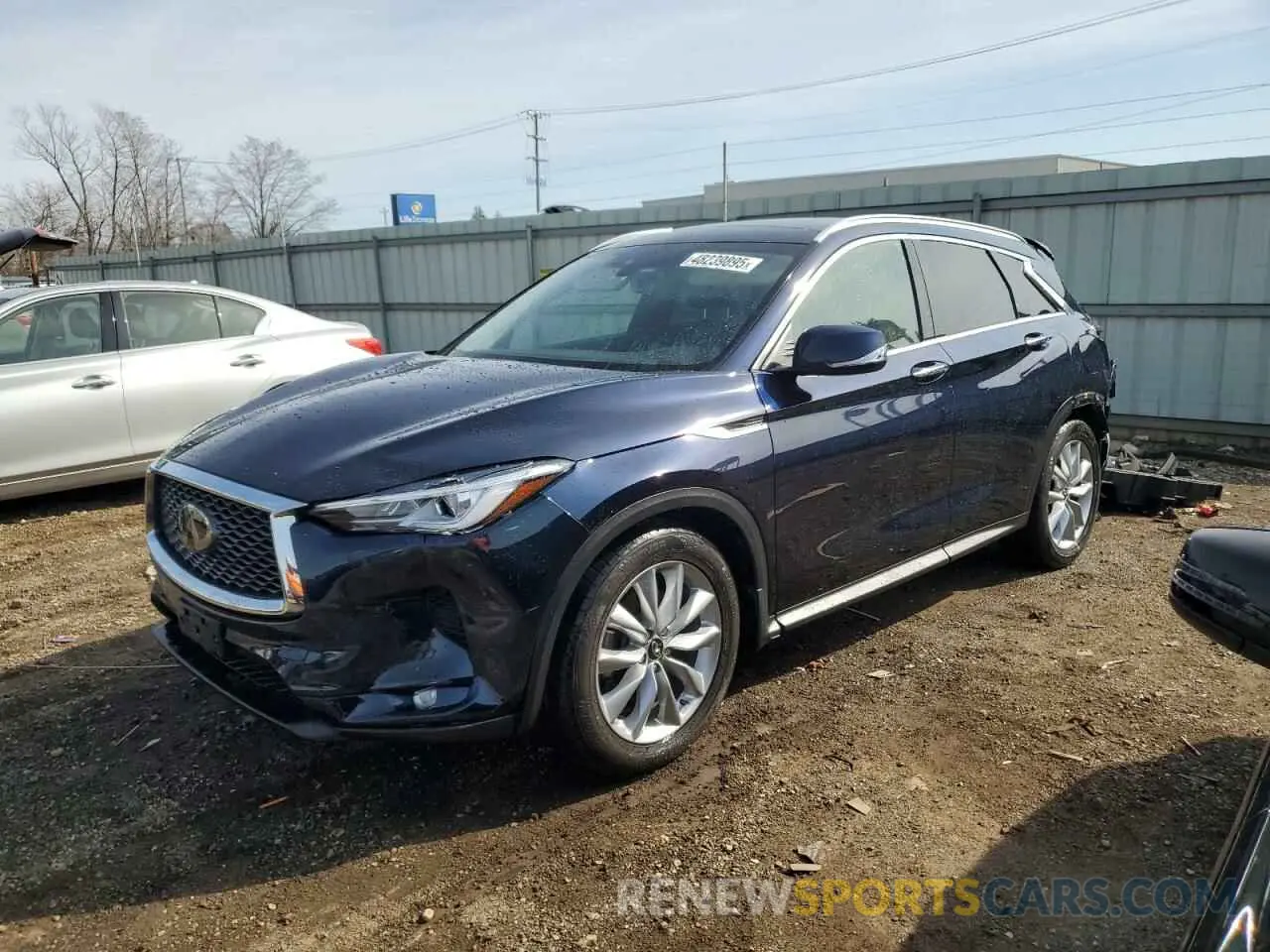 1 fotografías del automóvil dañado 3PCAJ5BB1MF107546 INFINITI QX50 2021