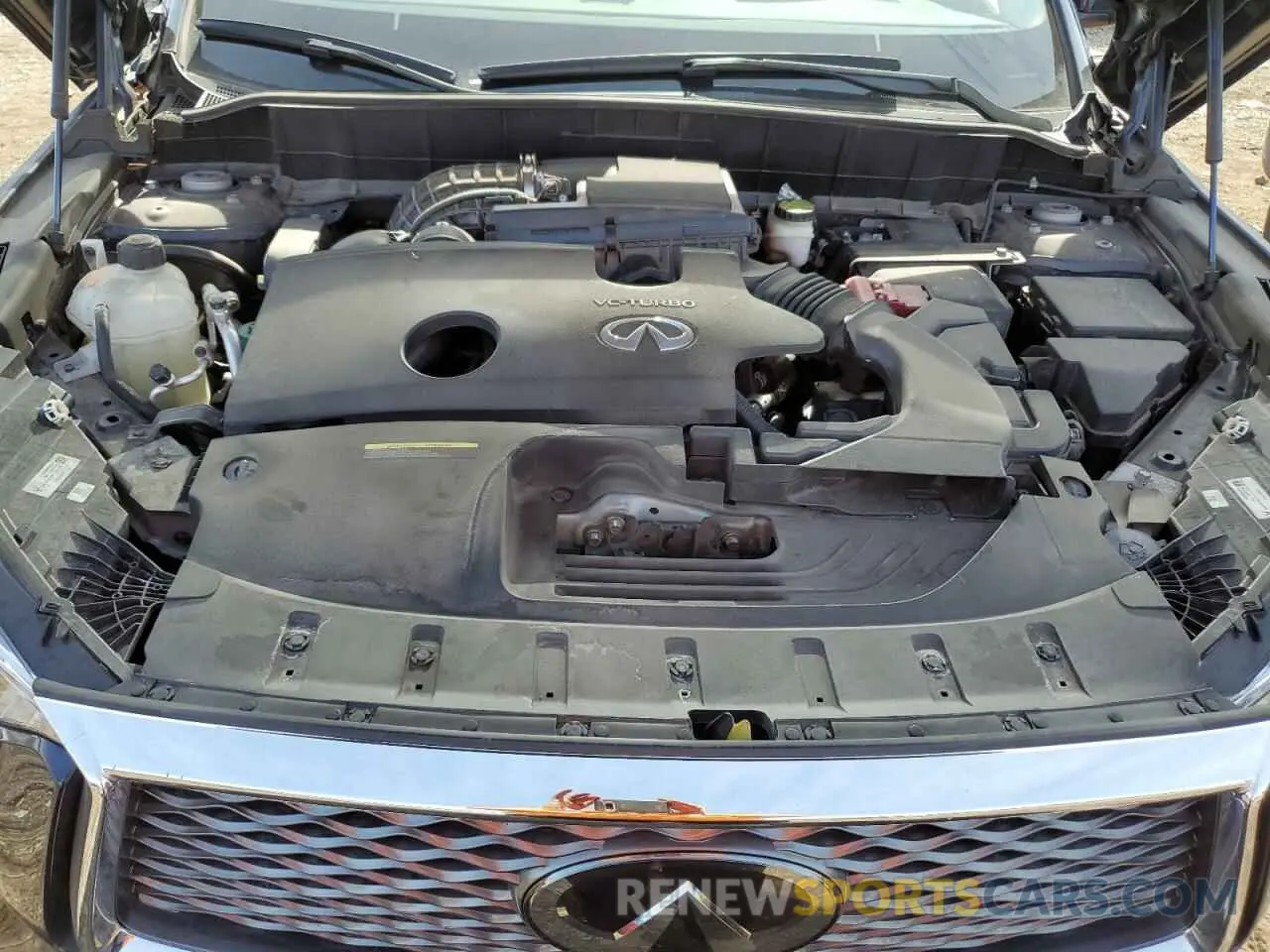 12 fotografías del automóvil dañado 3PCAJ5BB1MF107546 INFINITI QX50 2021