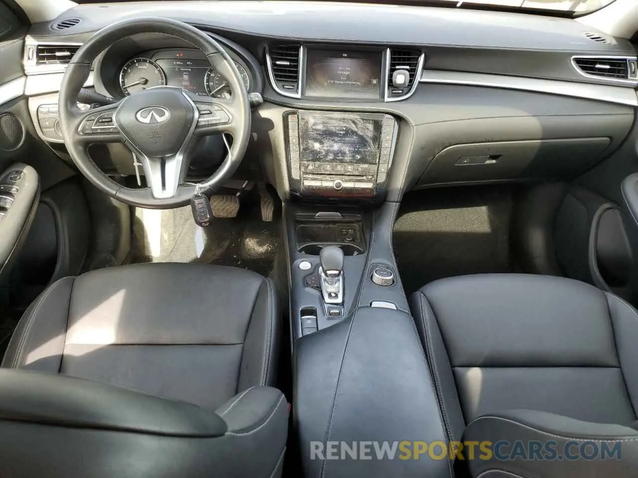 8 fotografías del automóvil dañado 3PCAJ5BB1MF107546 INFINITI QX50 2021