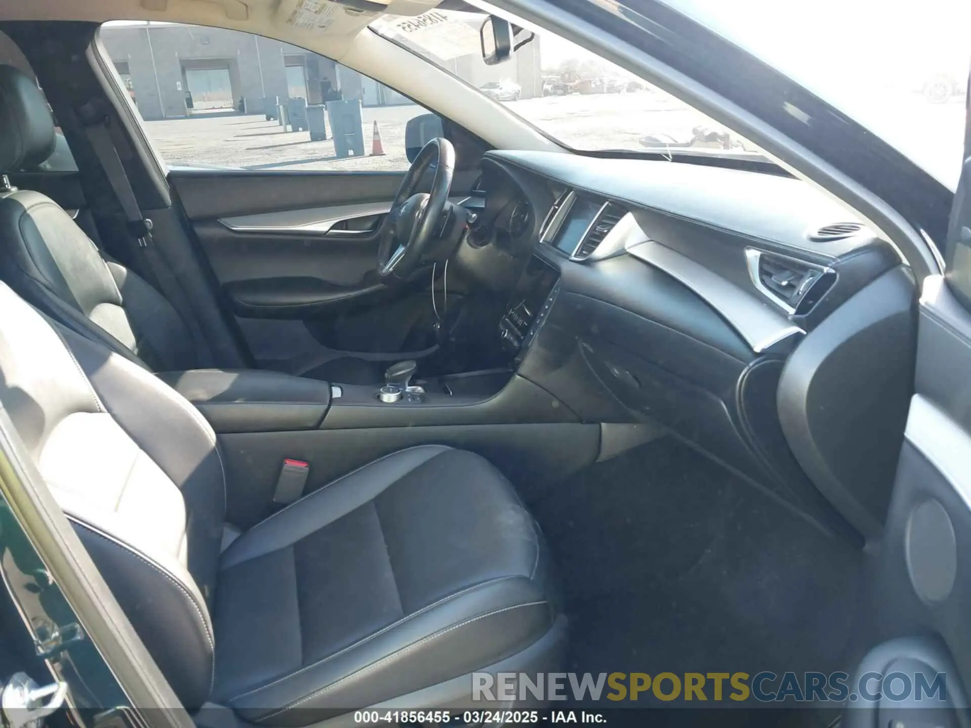 5 fotografías del automóvil dañado 3PCAJ5BB1MF119650 INFINITI QX50 2021