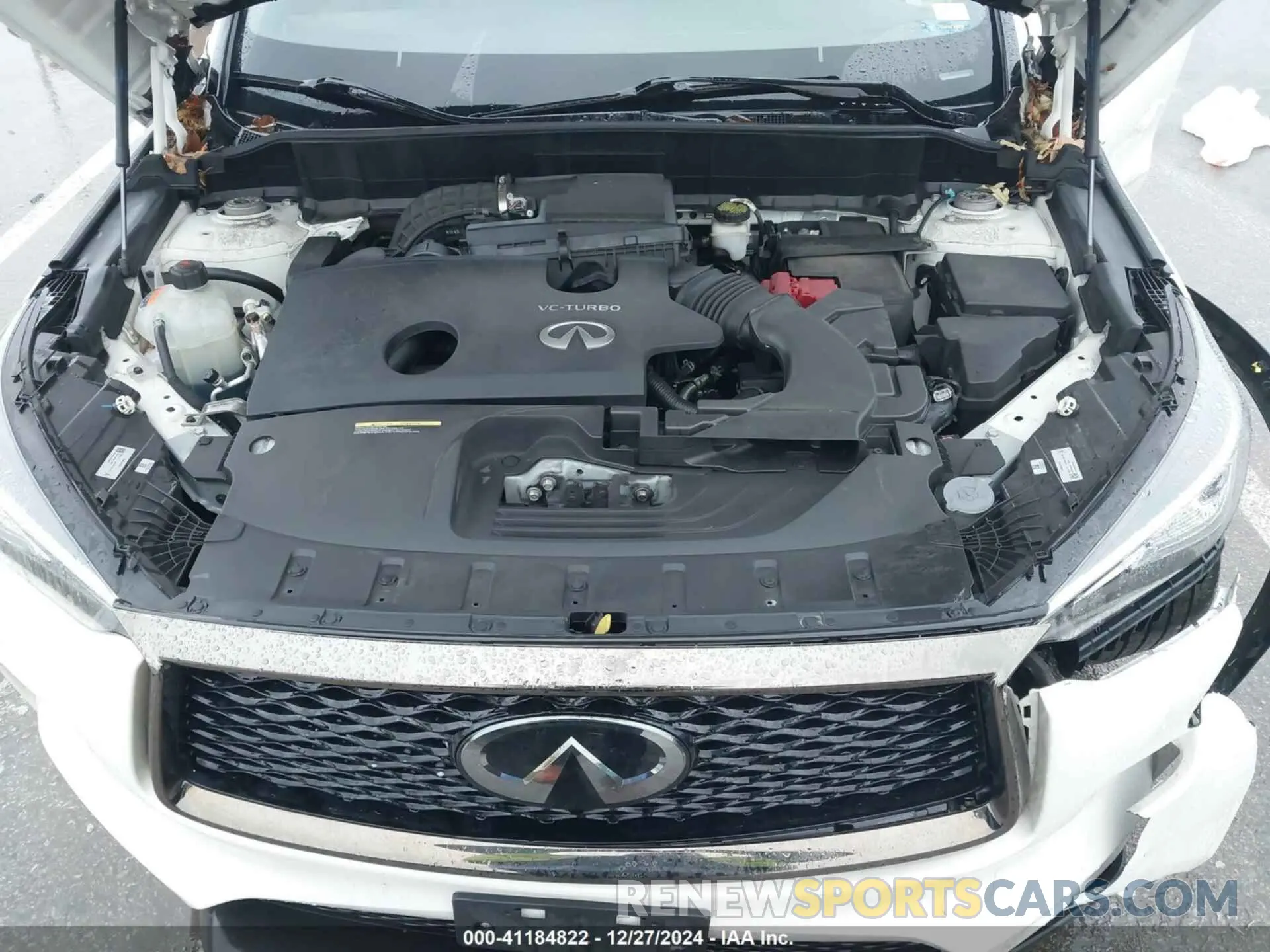 10 fotografías del automóvil dañado 3PCAJ5BB2MF112352 INFINITI QX50 2021