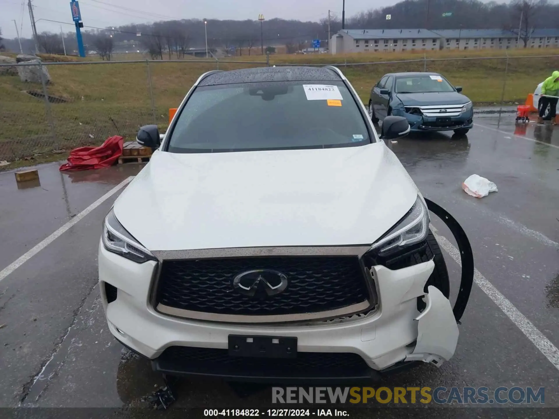 11 fotografías del automóvil dañado 3PCAJ5BB2MF112352 INFINITI QX50 2021