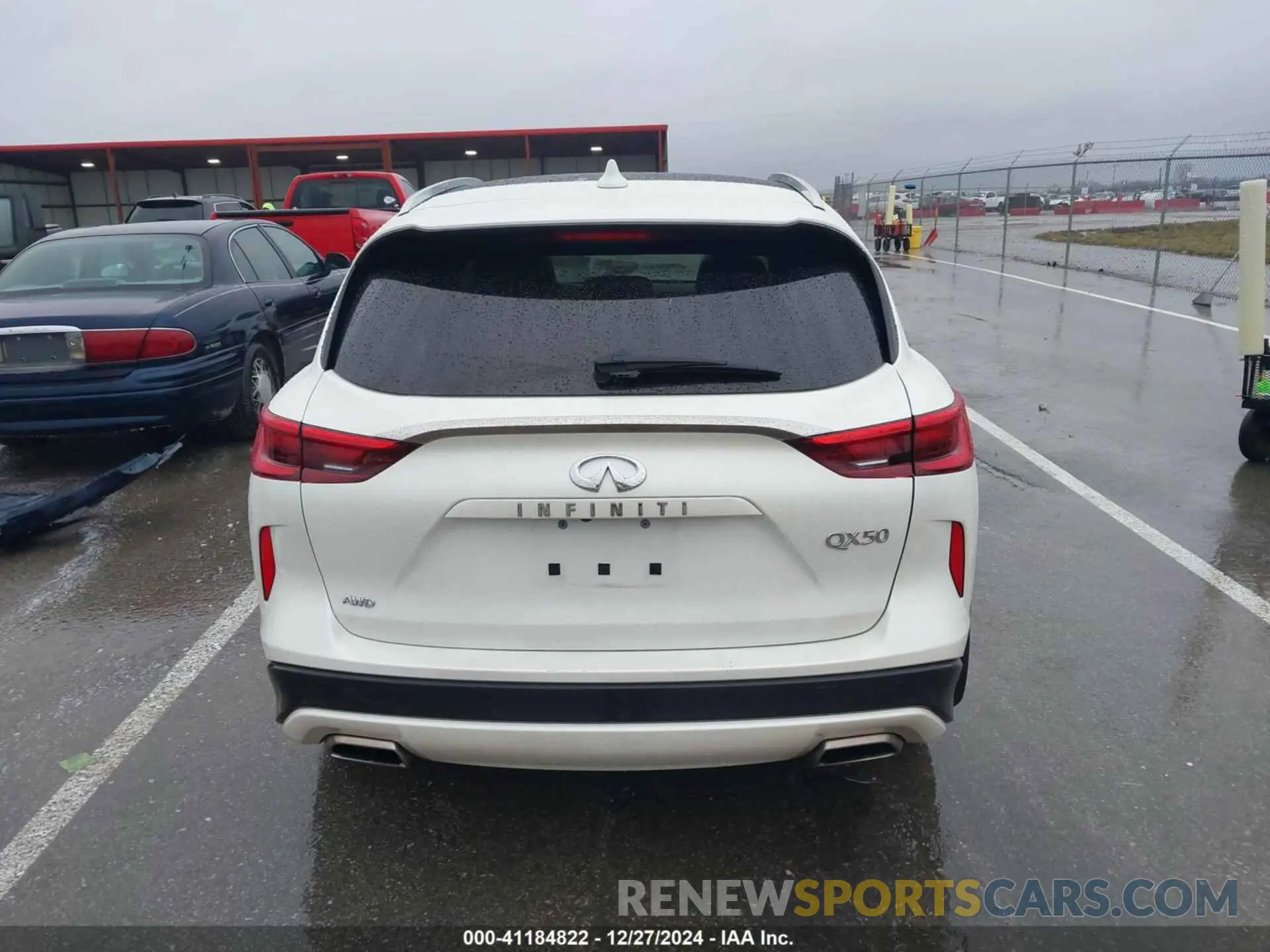15 fotografías del automóvil dañado 3PCAJ5BB2MF112352 INFINITI QX50 2021