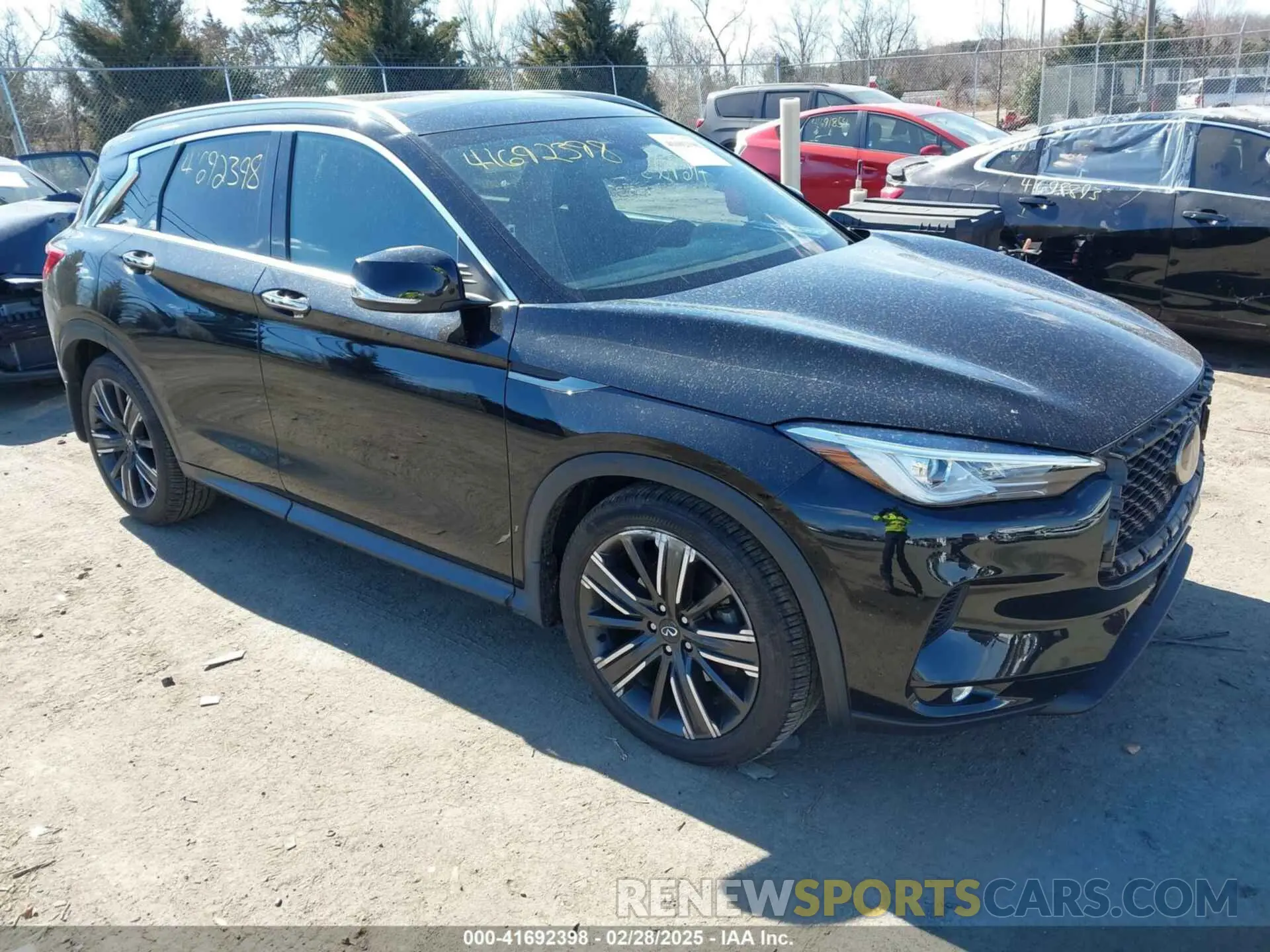1 fotografías del automóvil dañado 3PCAJ5BB3MF119293 INFINITI QX50 2021