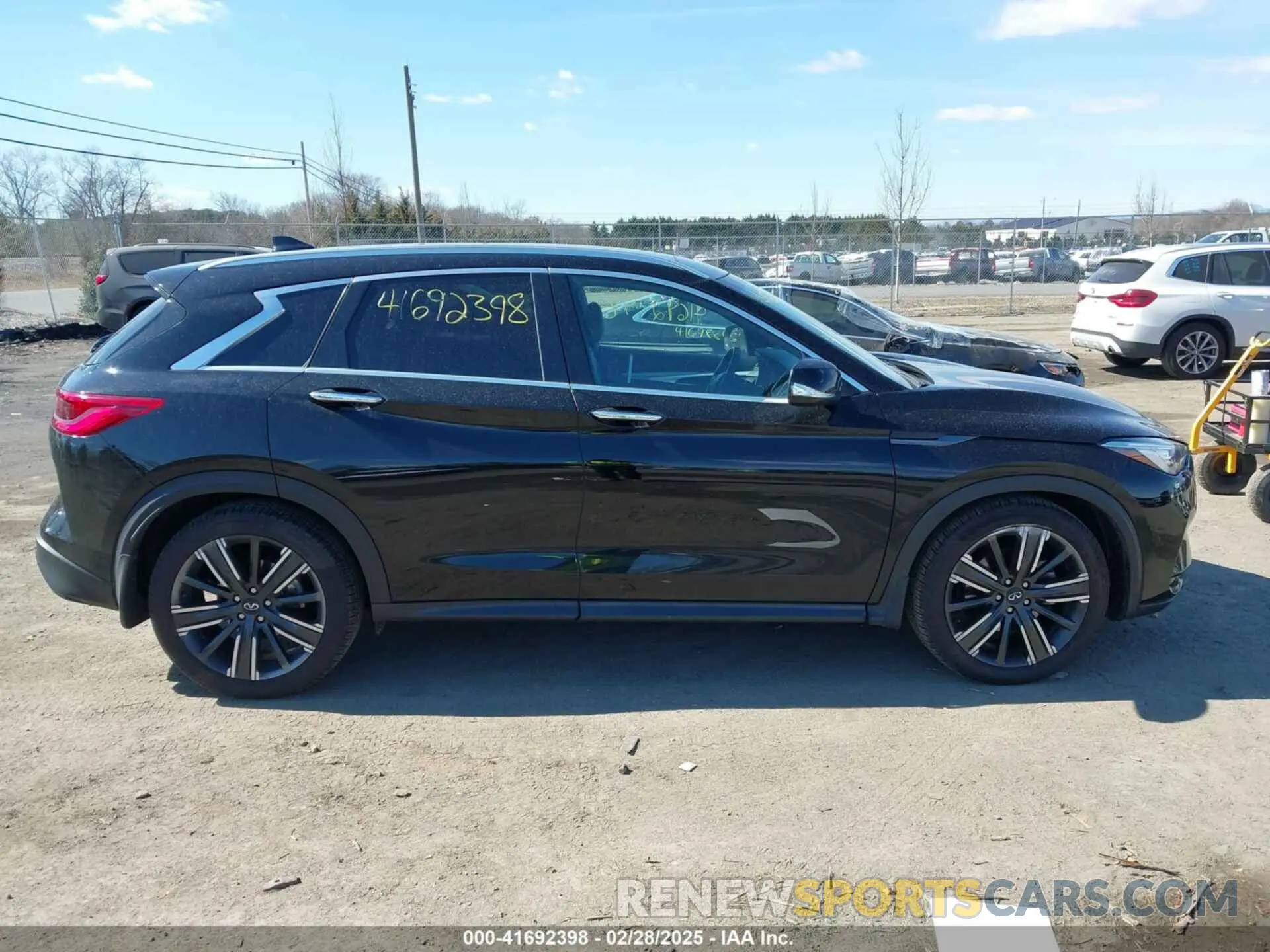14 fotografías del automóvil dañado 3PCAJ5BB3MF119293 INFINITI QX50 2021