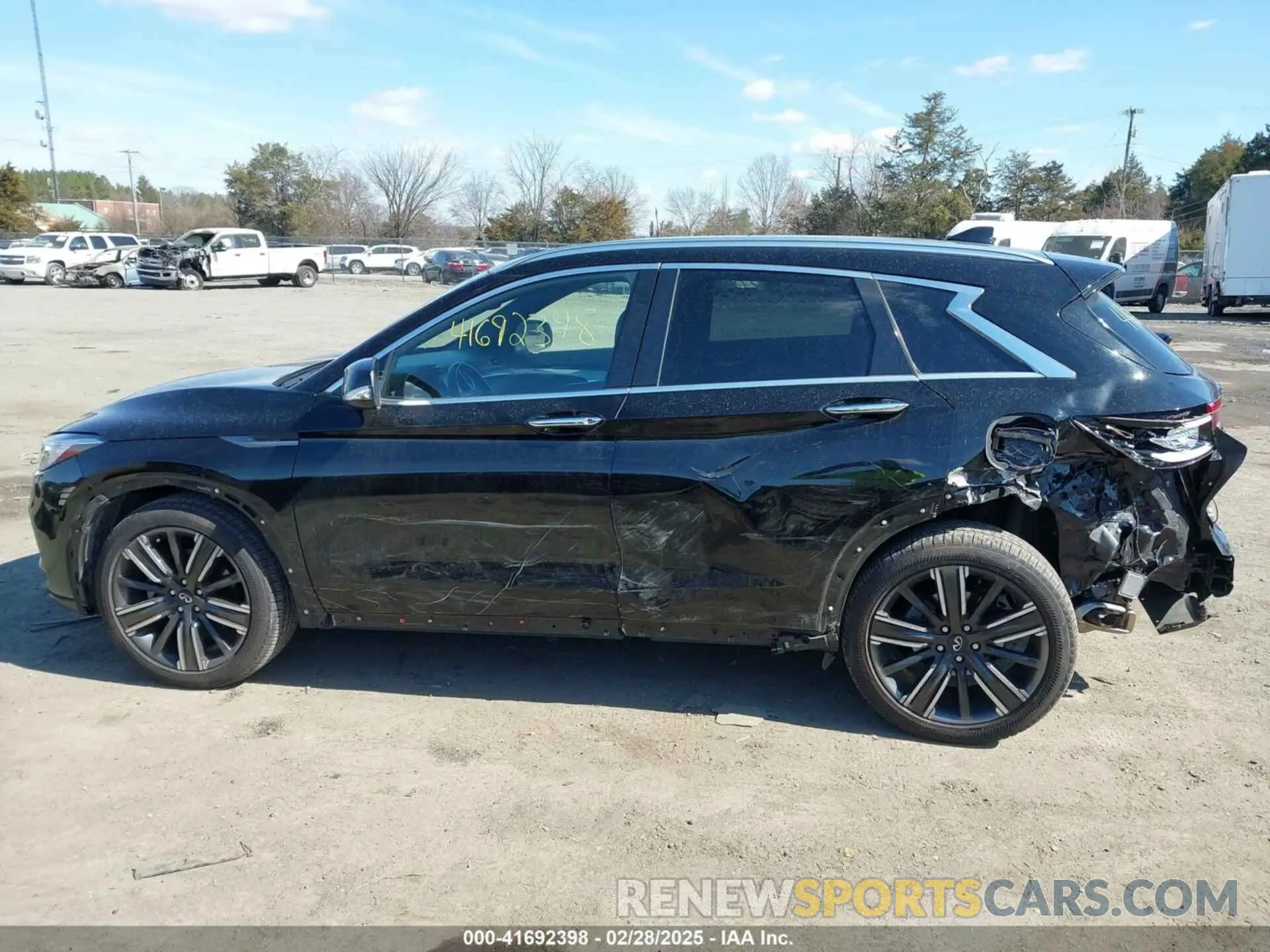 15 fotografías del automóvil dañado 3PCAJ5BB3MF119293 INFINITI QX50 2021