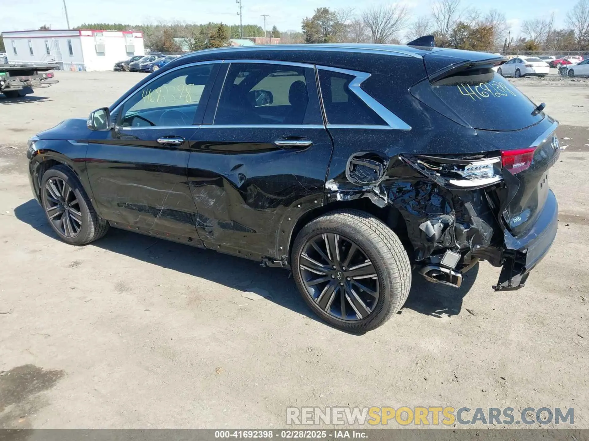 3 fotografías del automóvil dañado 3PCAJ5BB3MF119293 INFINITI QX50 2021
