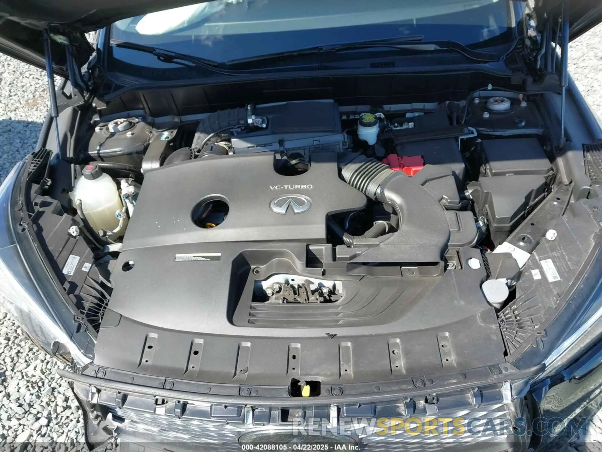 10 fotografías del automóvil dañado 3PCAJ5BB4MF115477 INFINITI QX50 2021