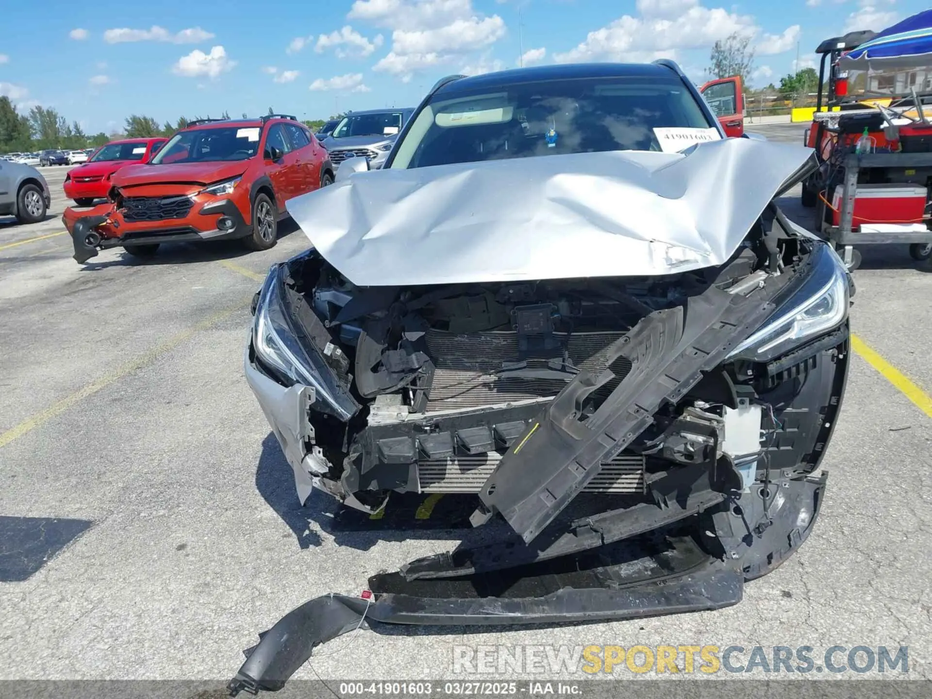 12 fotografías del automóvil dañado 3PCAJ5BB7MF113464 INFINITI QX50 2021
