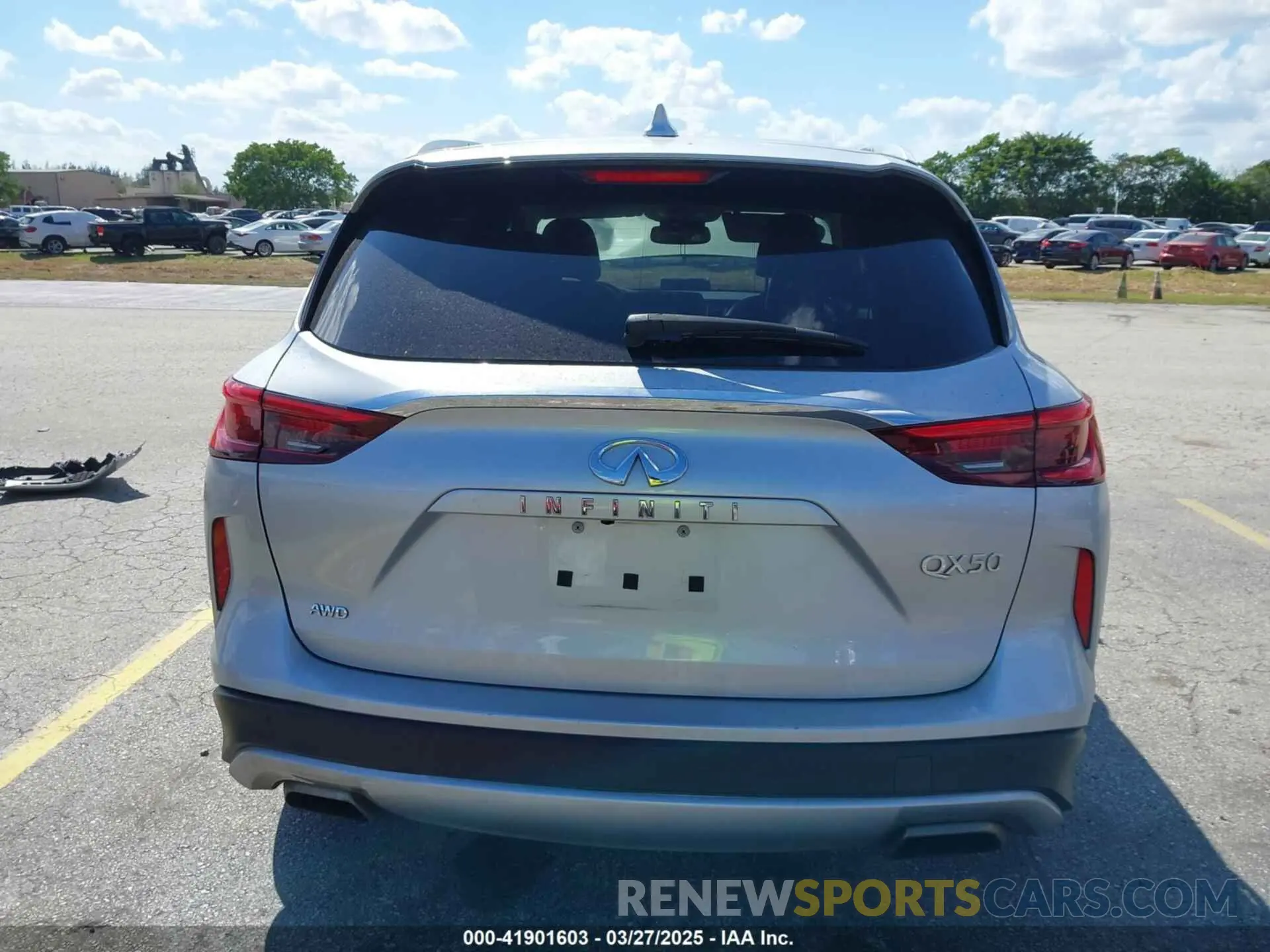 16 fotografías del automóvil dañado 3PCAJ5BB7MF113464 INFINITI QX50 2021