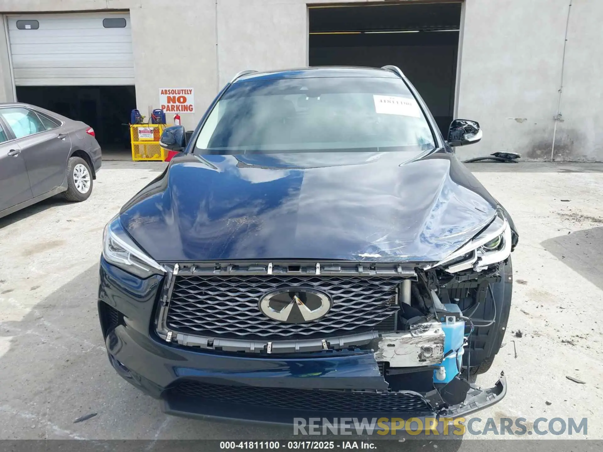 13 fotografías del automóvil dañado 3PCAJ5BB7MF123895 INFINITI QX50 2021