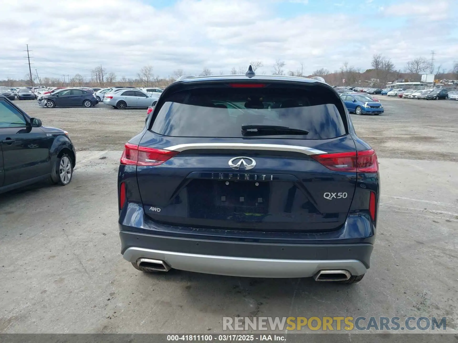 17 fotografías del automóvil dañado 3PCAJ5BB7MF123895 INFINITI QX50 2021