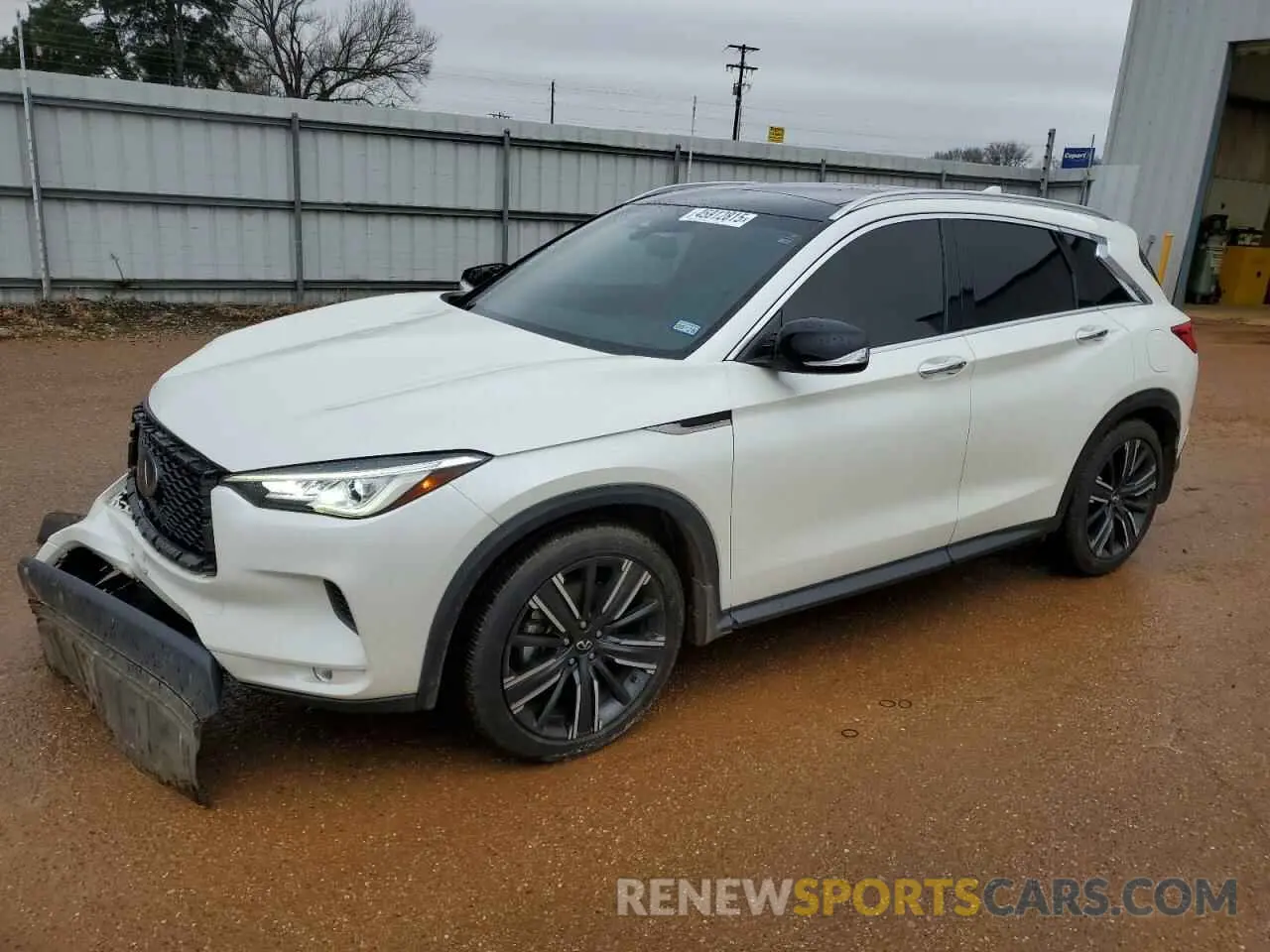 1 fotografías del automóvil dañado 3PCAJ5BB9MF112350 INFINITI QX50 2021