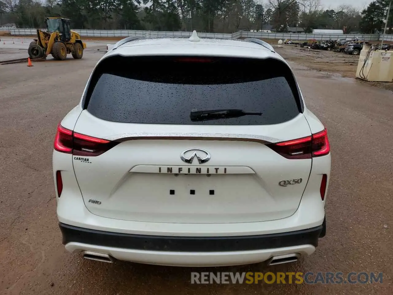 6 fotografías del automóvil dañado 3PCAJ5BB9MF112350 INFINITI QX50 2021
