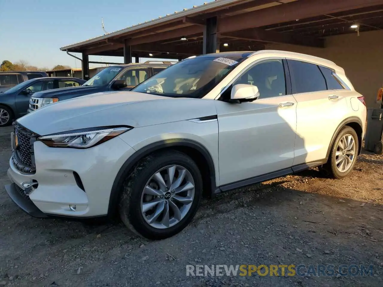 1 fotografías del automóvil dañado 3PCAJ5CAXMF100553 INFINITI QX50 2021