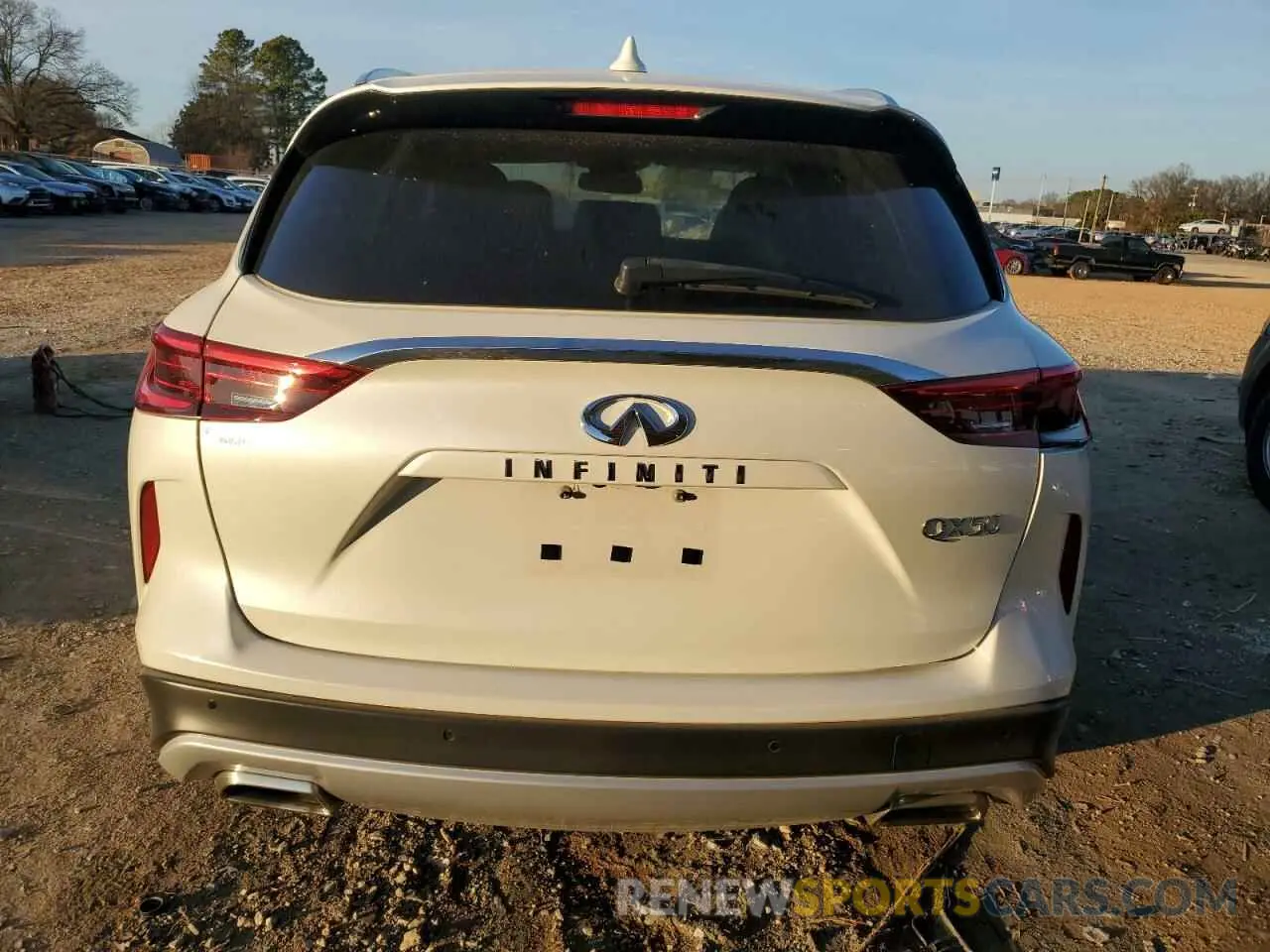 6 fotografías del automóvil dañado 3PCAJ5CAXMF100553 INFINITI QX50 2021