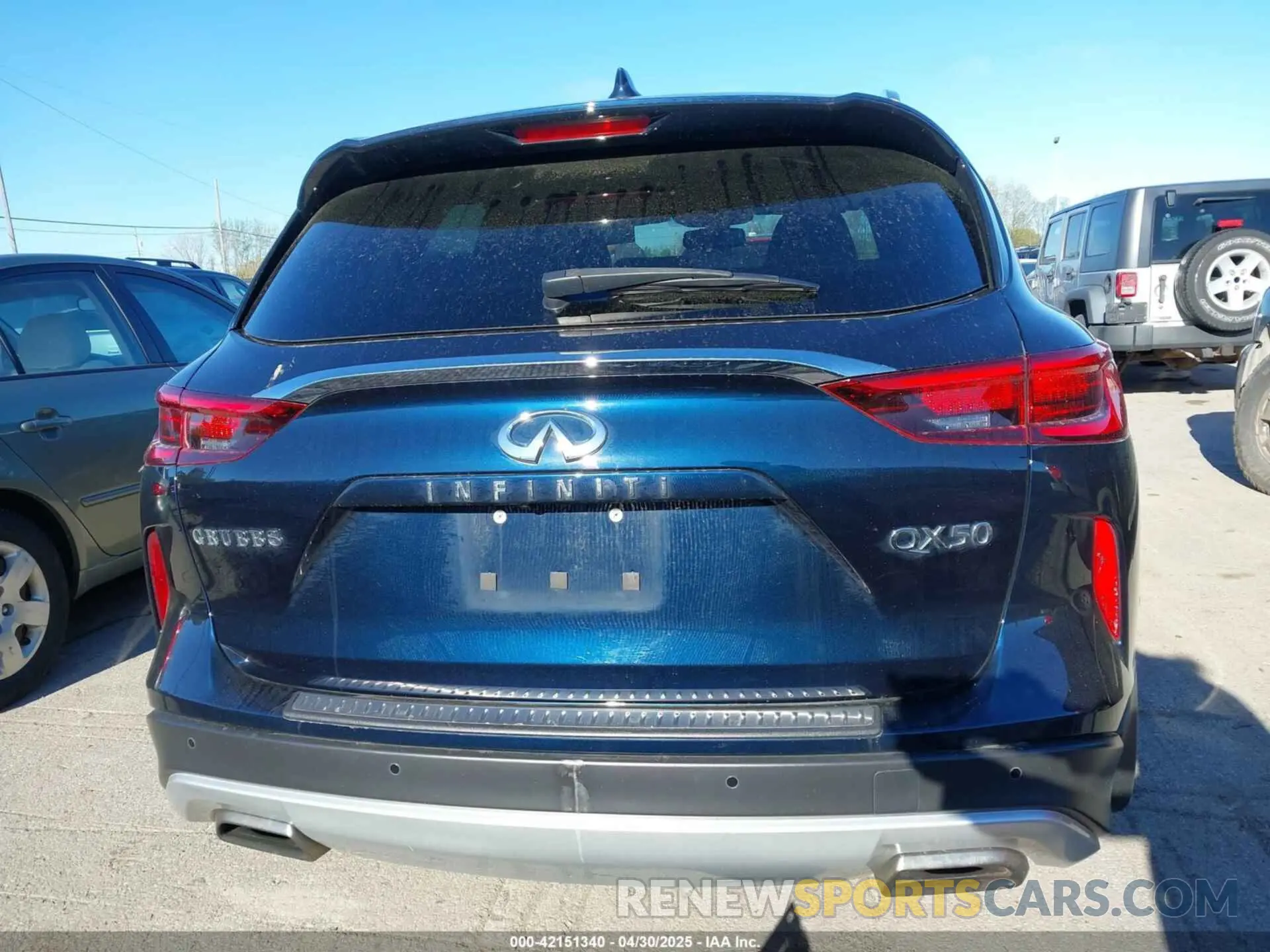 17 fotografías del automóvil dañado 3PCAJ5DA7MF100797 INFINITI QX50 2021