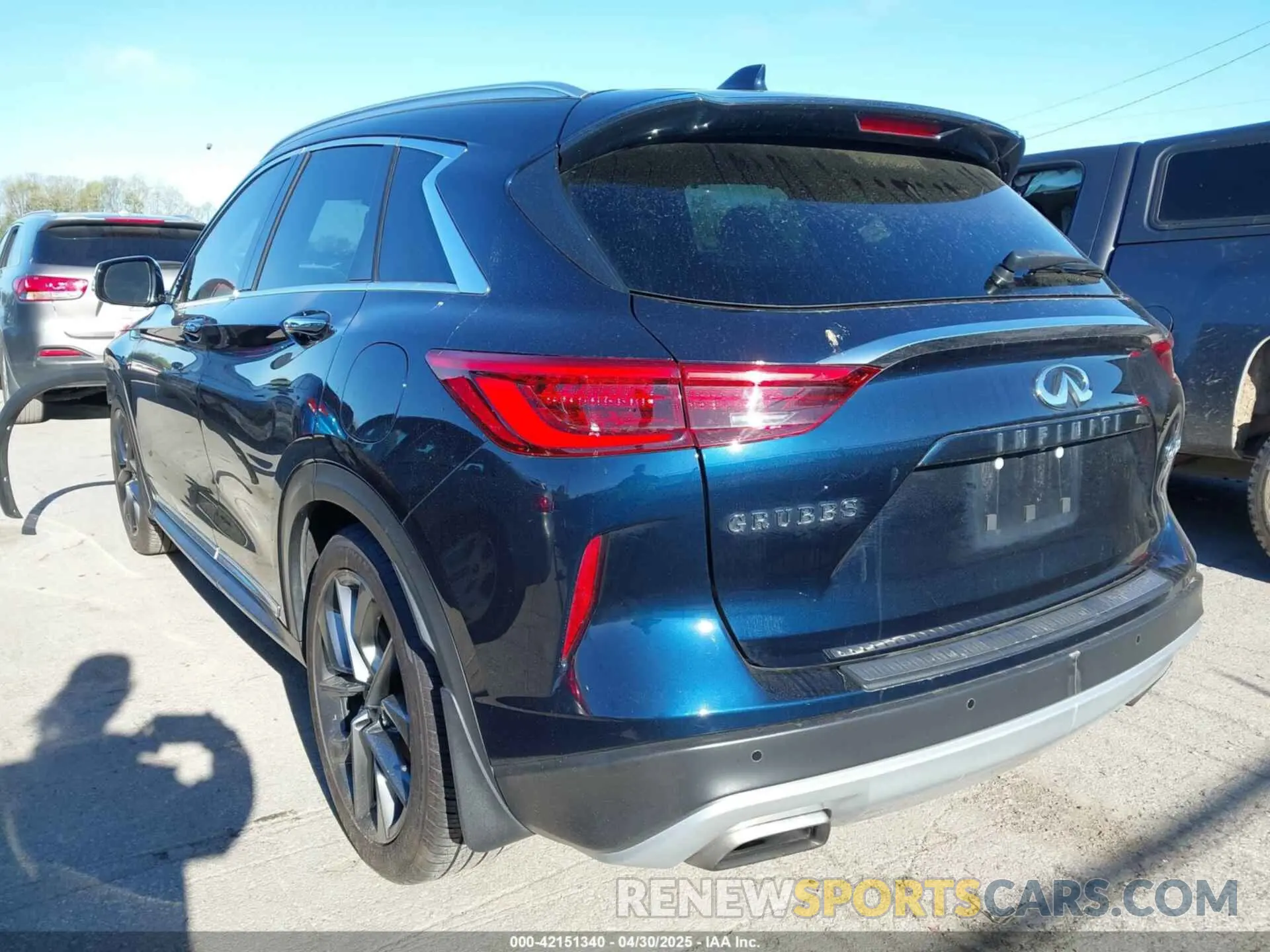 3 fotografías del automóvil dañado 3PCAJ5DA7MF100797 INFINITI QX50 2021