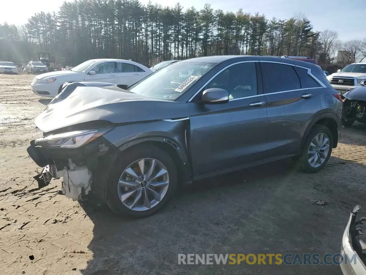 1 fotografías del automóvil dañado 3PCAJ5AB8NF111516 INFINITI QX50 2022