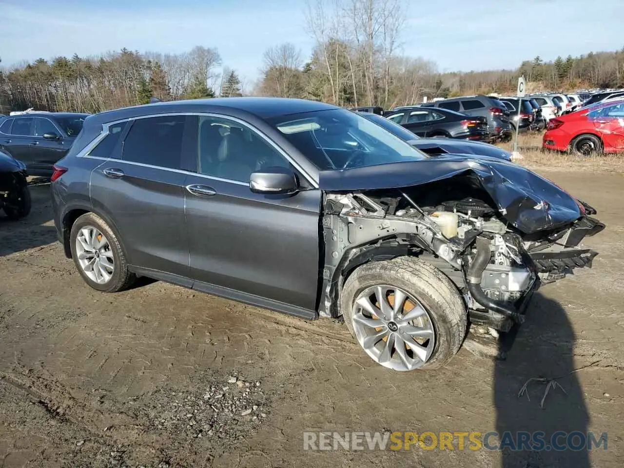 4 fotografías del automóvil dañado 3PCAJ5AB8NF111516 INFINITI QX50 2022