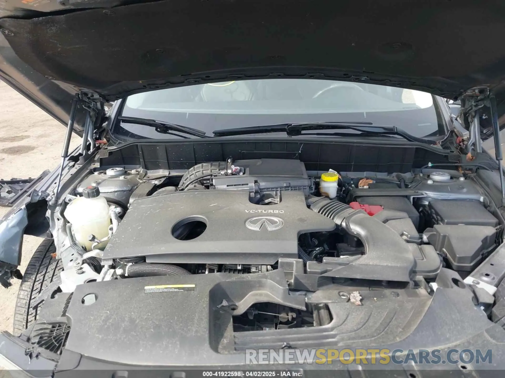 10 fotografías del automóvil dañado 3PCAJ5ABXNF115938 INFINITI QX50 2022