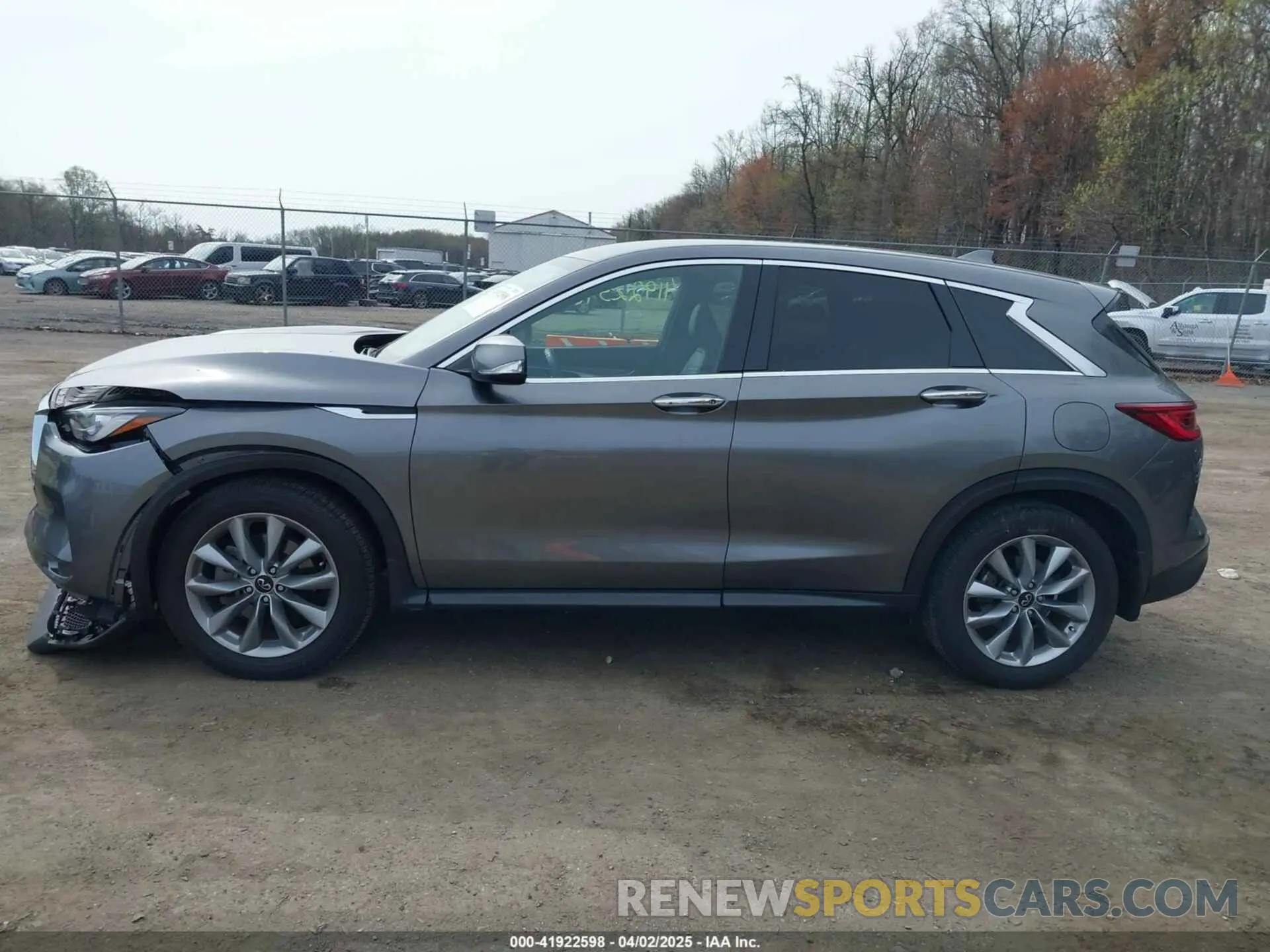14 fotografías del automóvil dañado 3PCAJ5ABXNF115938 INFINITI QX50 2022