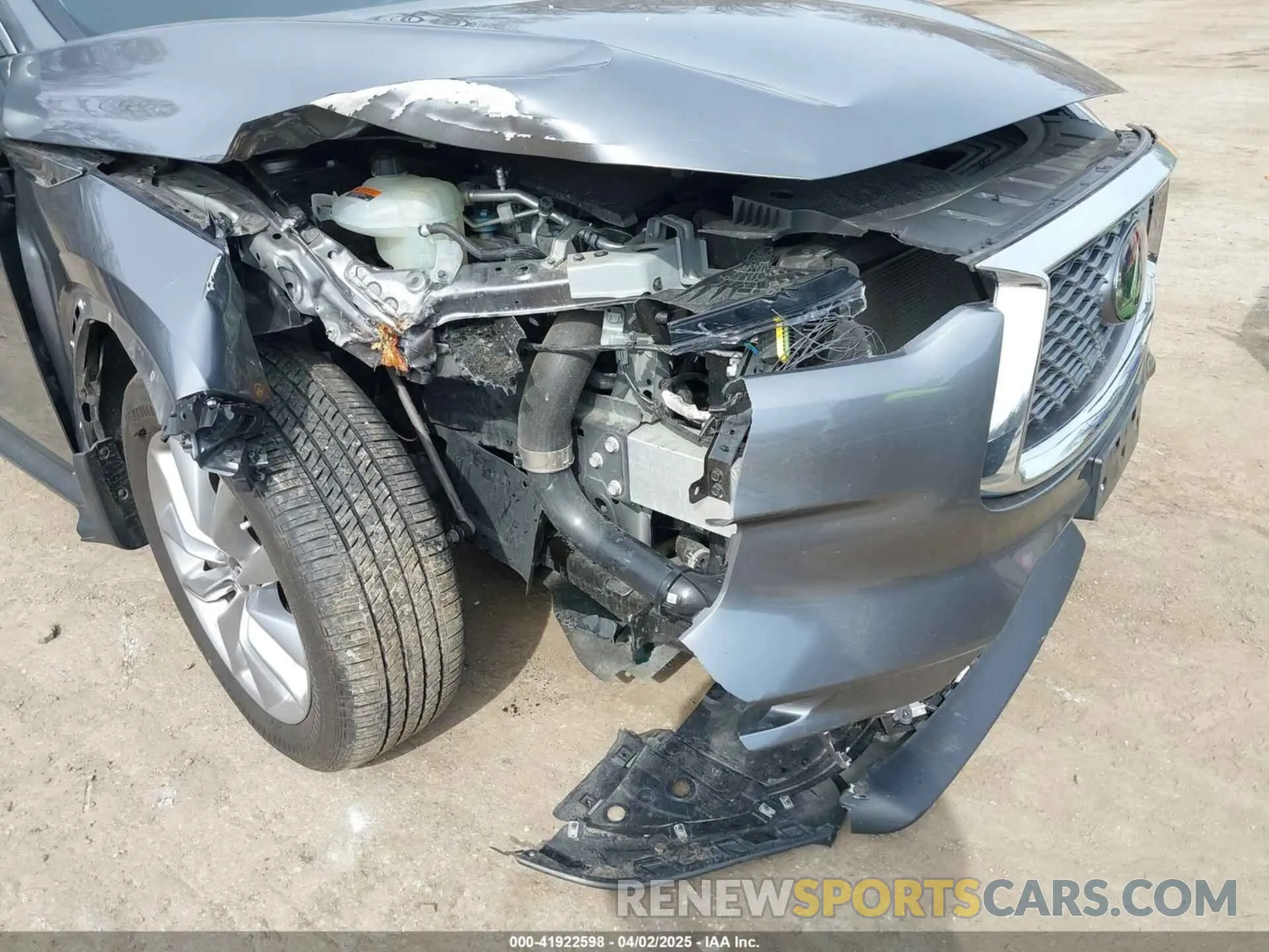 6 fotografías del automóvil dañado 3PCAJ5ABXNF115938 INFINITI QX50 2022